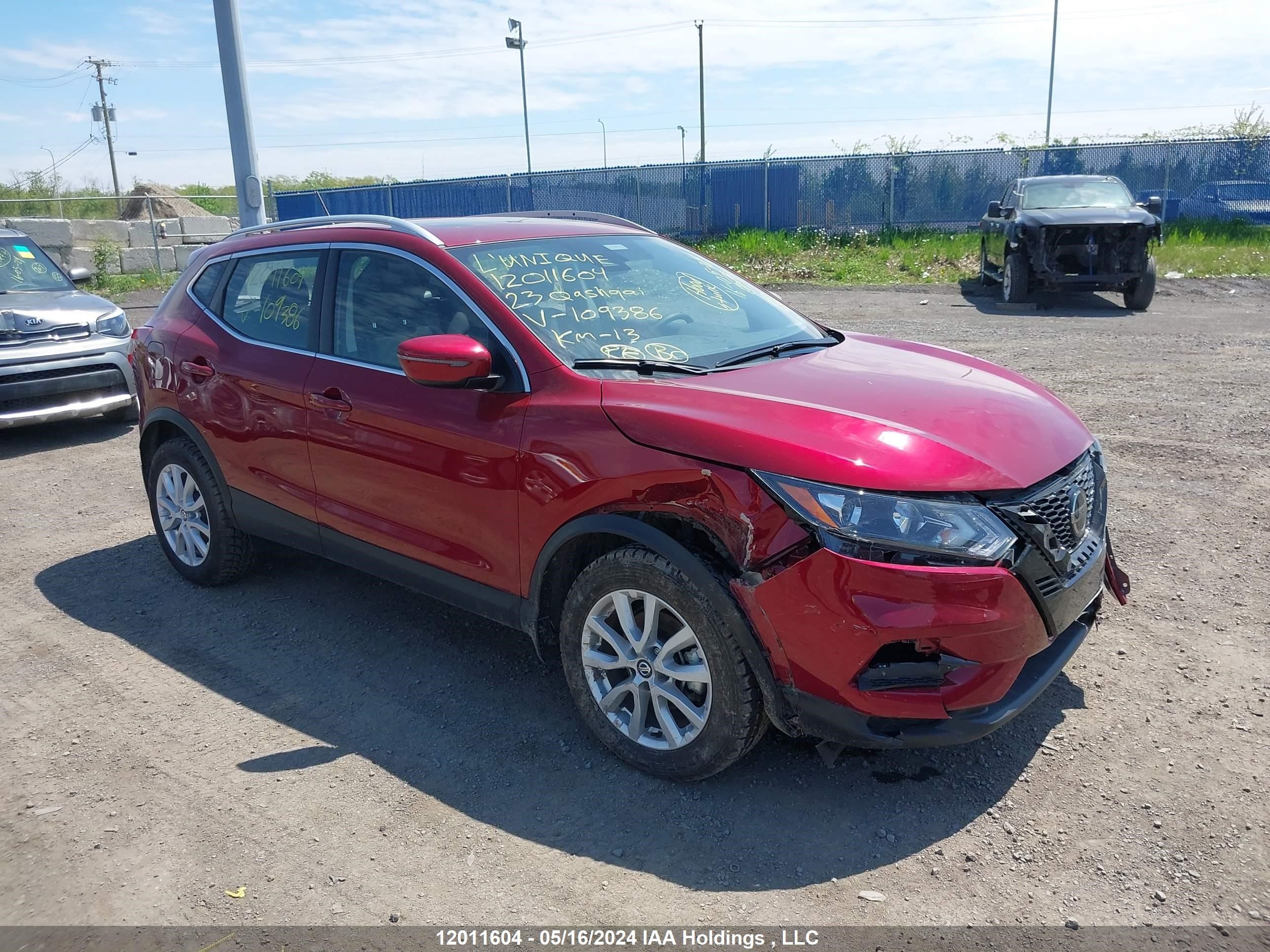 nissan qashqai 2023 jn1bj1bw0pw109386