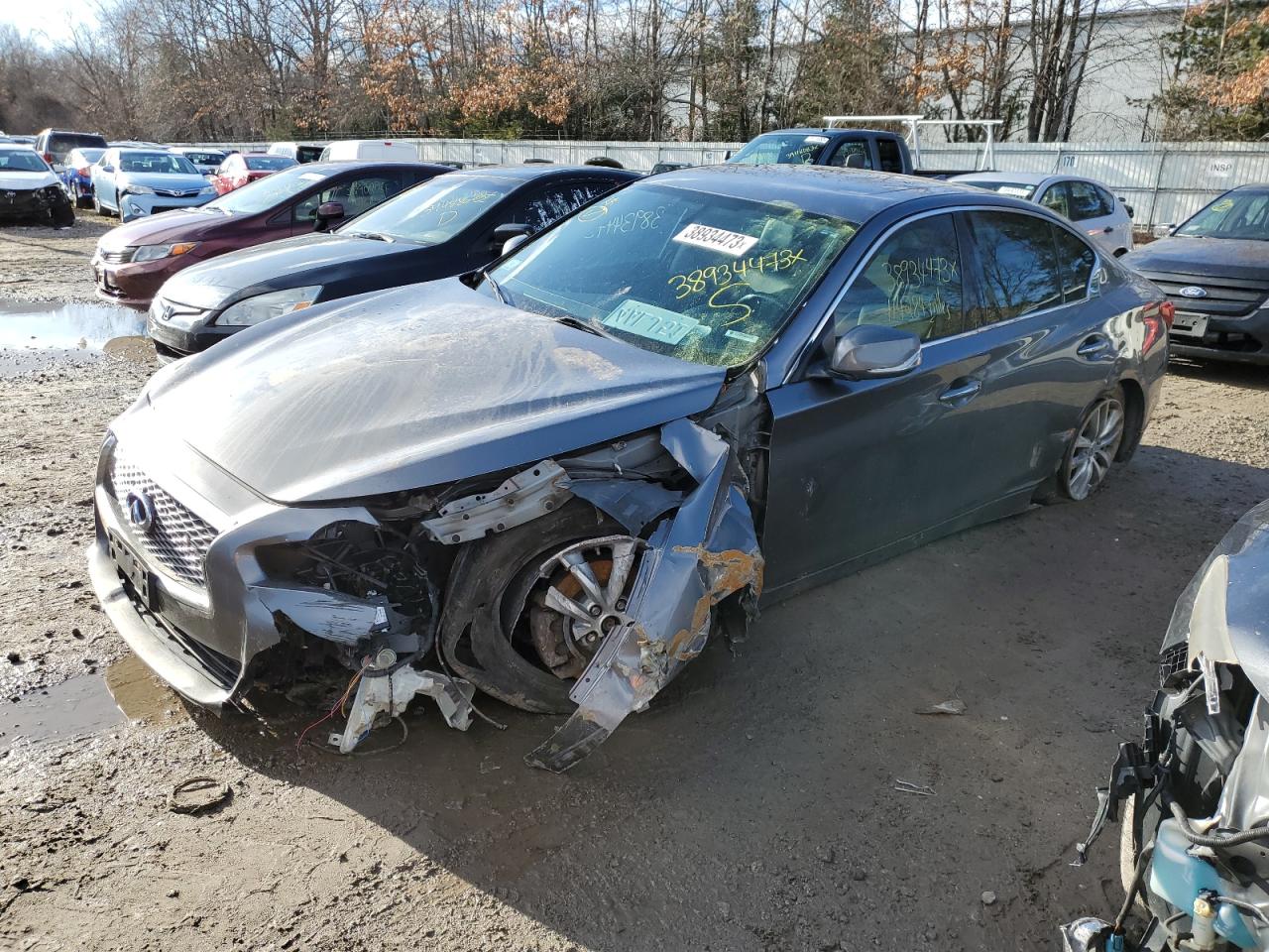 infiniti q50 2014 jn1bv7arxem691962