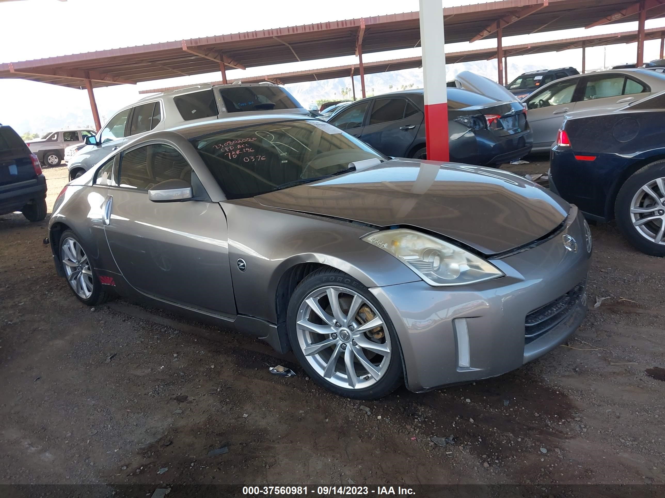 nissan 350z 2007 jn1bz34d87m500376