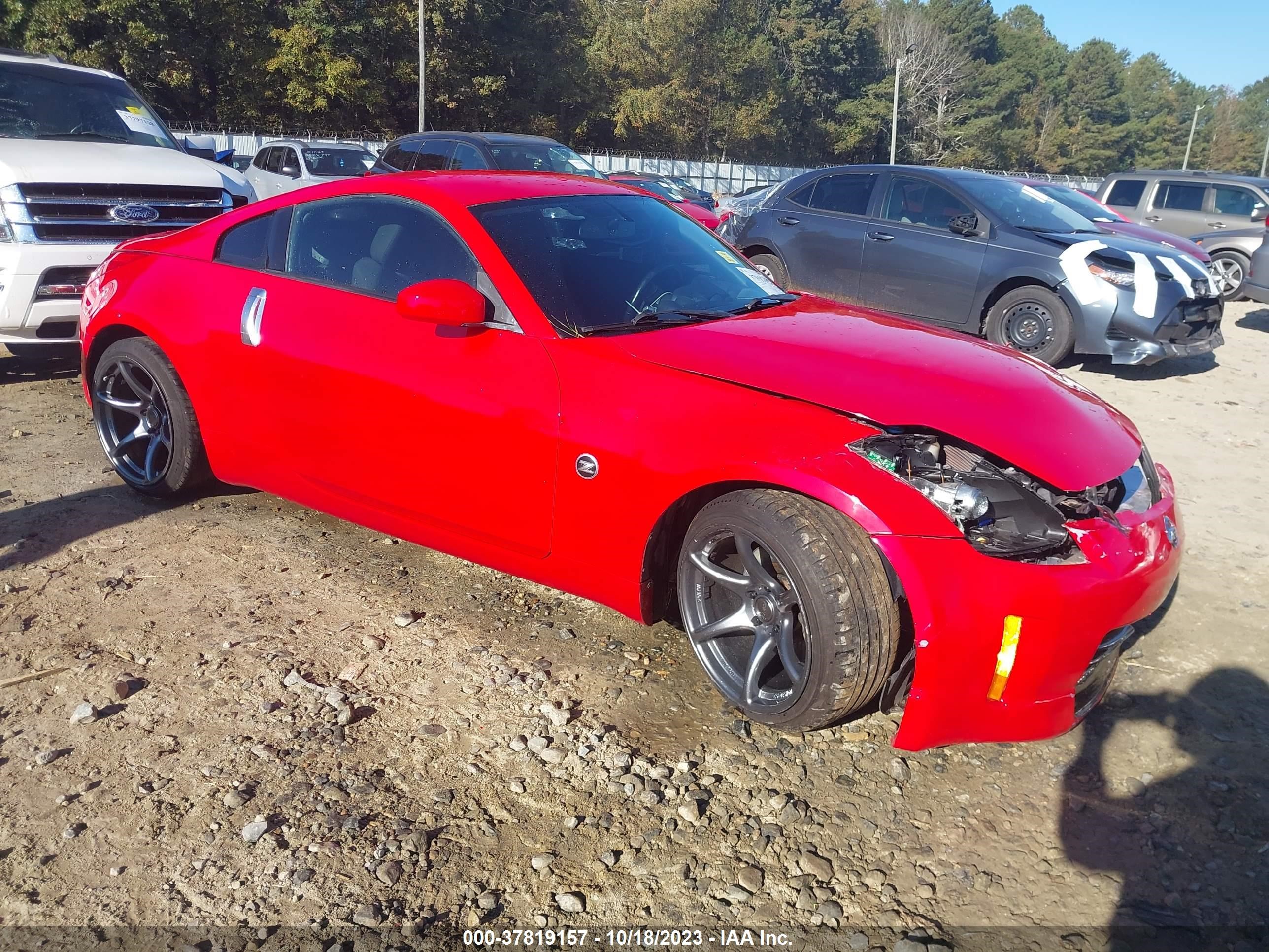 nissan 350z 2007 jn1bz34e77m551781