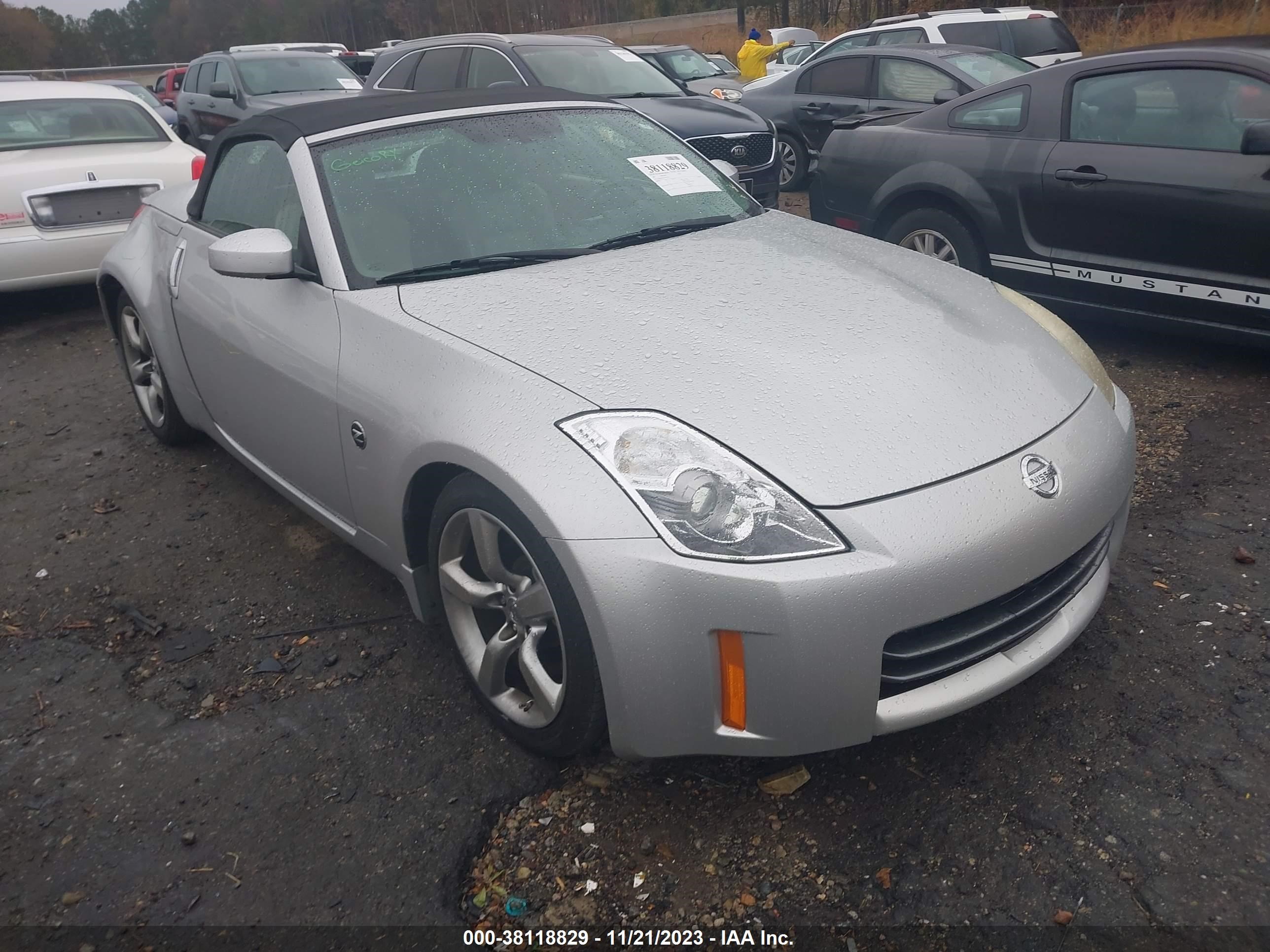 nissan 350z 2007 jn1bz36a37m653590