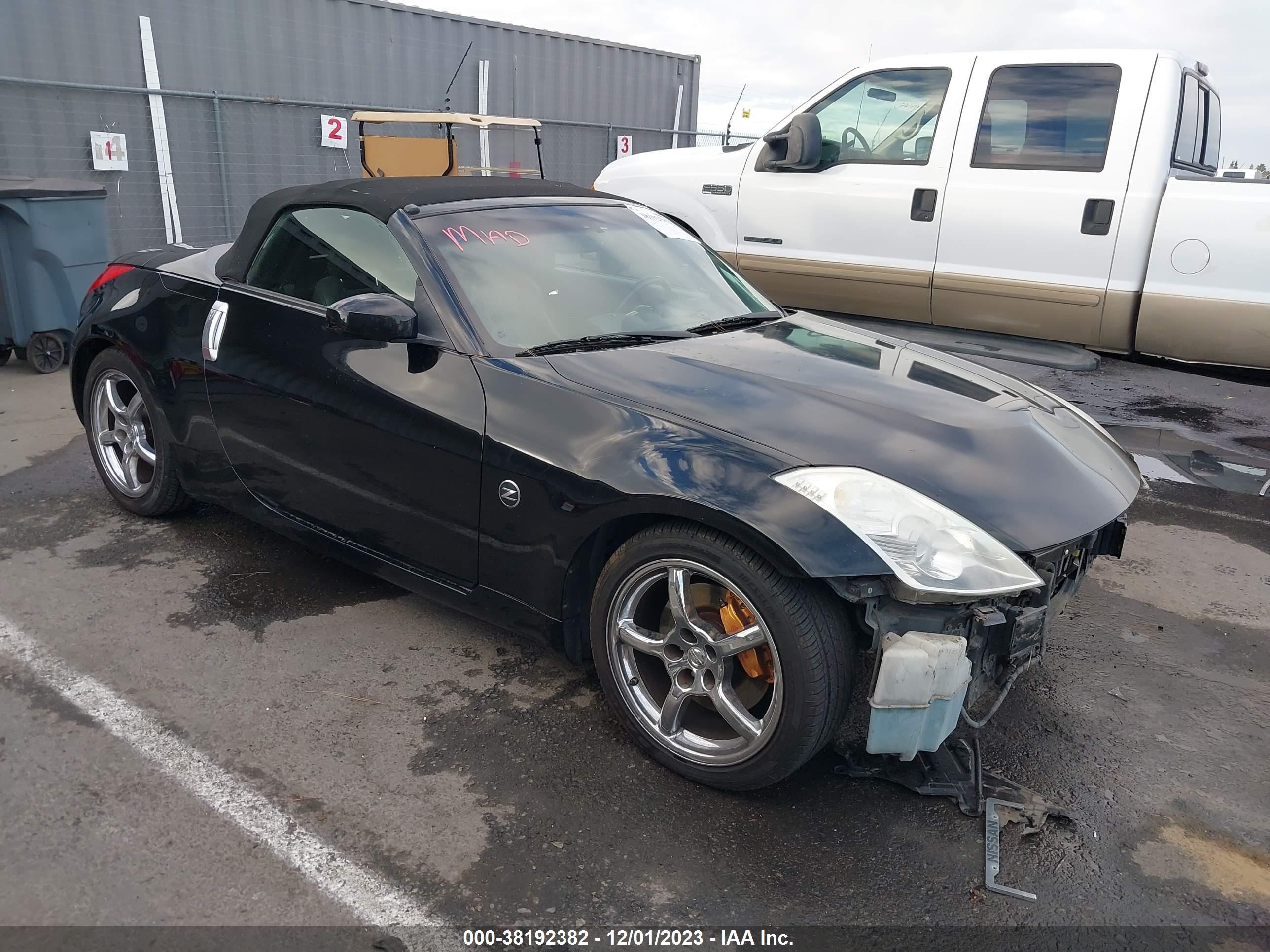 nissan 350z 2007 jn1bz36ax7m652422