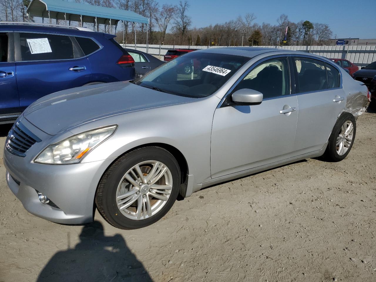 infiniti g 2013 jn1cv6ar2dm769843