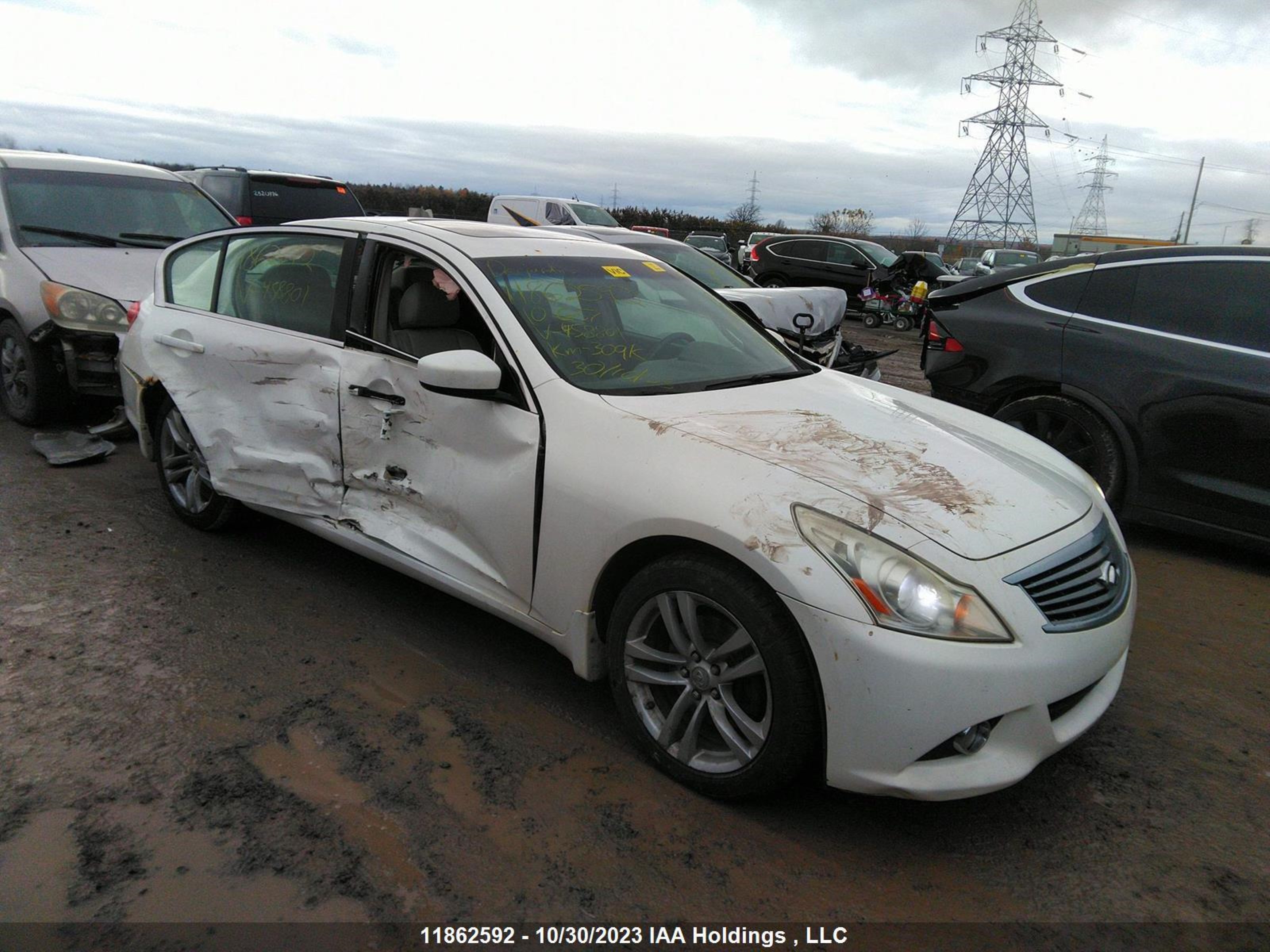 infiniti g 2010 jn1cv6ar4am458801