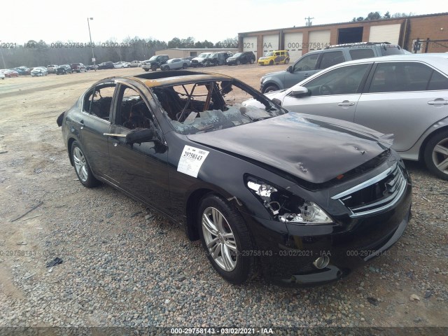 infiniti g25 sedan 2012 jn1dv6ap0cm700845