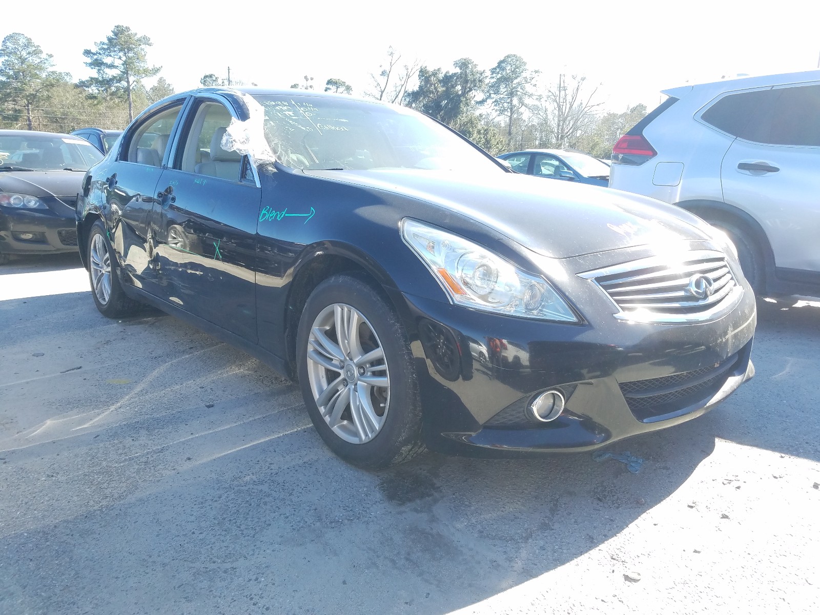 infiniti g25 base 2011 jn1dv6ap3bm602052