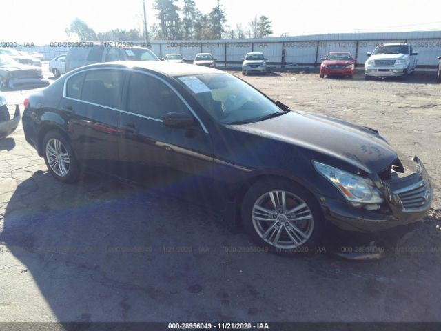 infiniti g25 sedan 2012 jn1dv6ap3cm810613