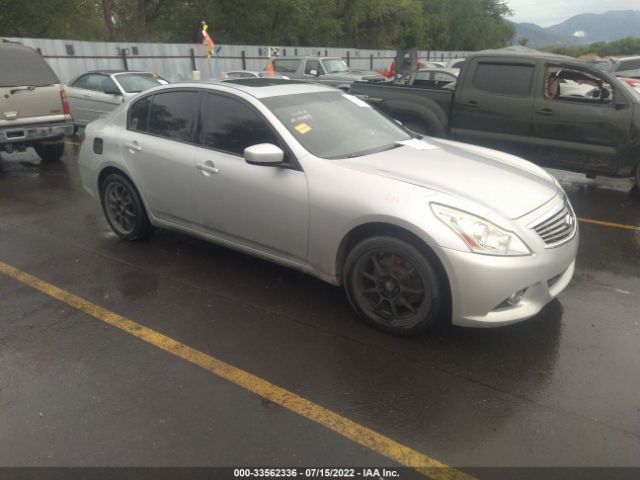 infiniti g25 sedan 2012 jn1dv6ar0cm731093