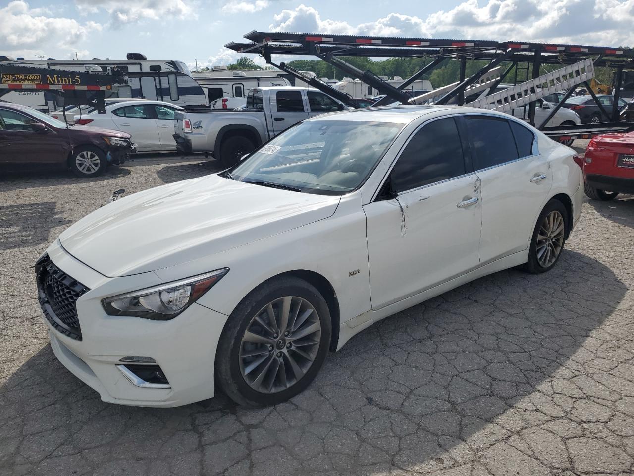 infiniti q50 luxe 2018 jn1ev7ar2jm441848