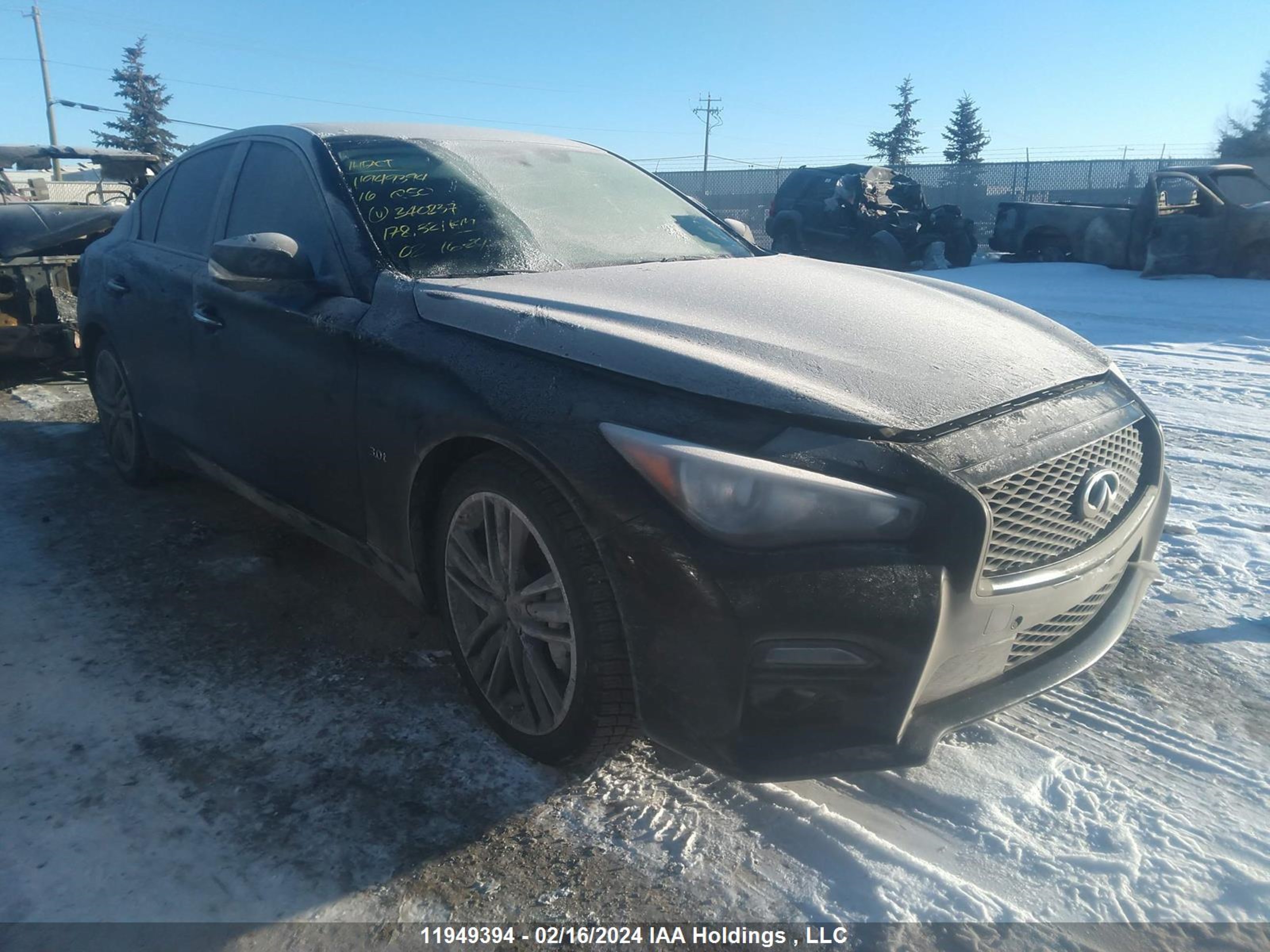 infiniti q50 2016 jn1ev7ar4gm340237