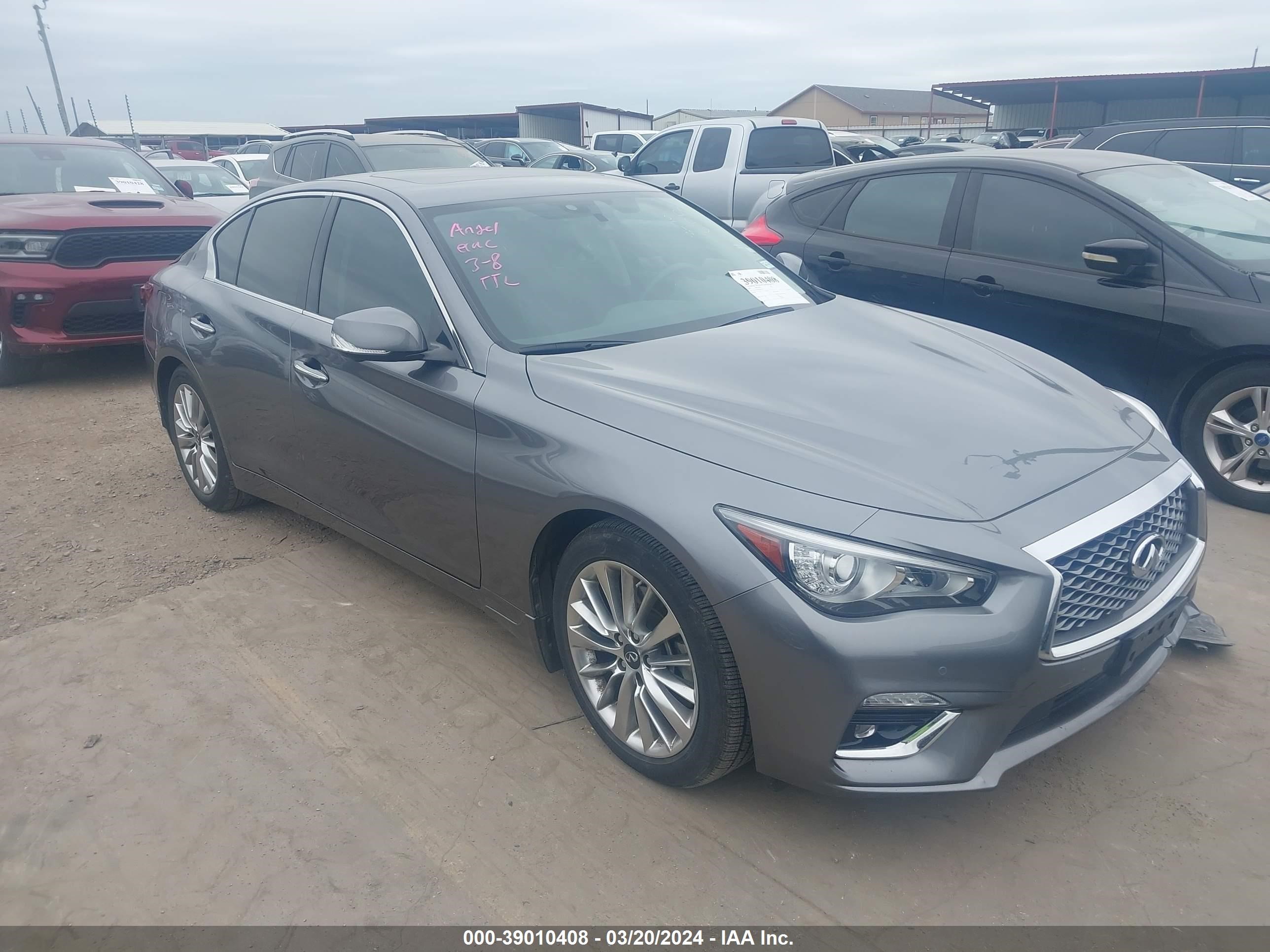 infiniti q50 2021 jn1ev7bp7mm704515