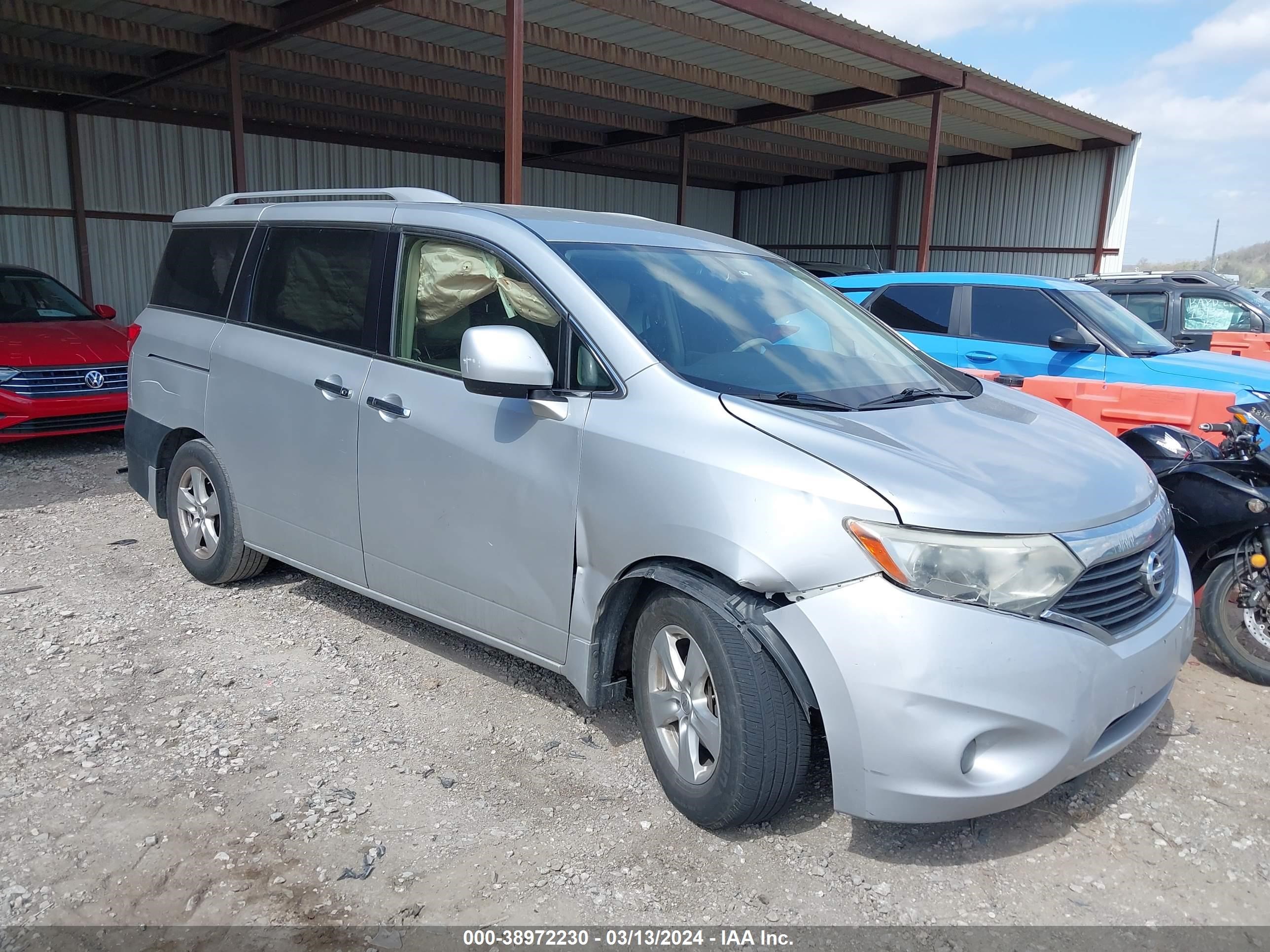 nissan quest 2013 jn8ae2kp0d9060023