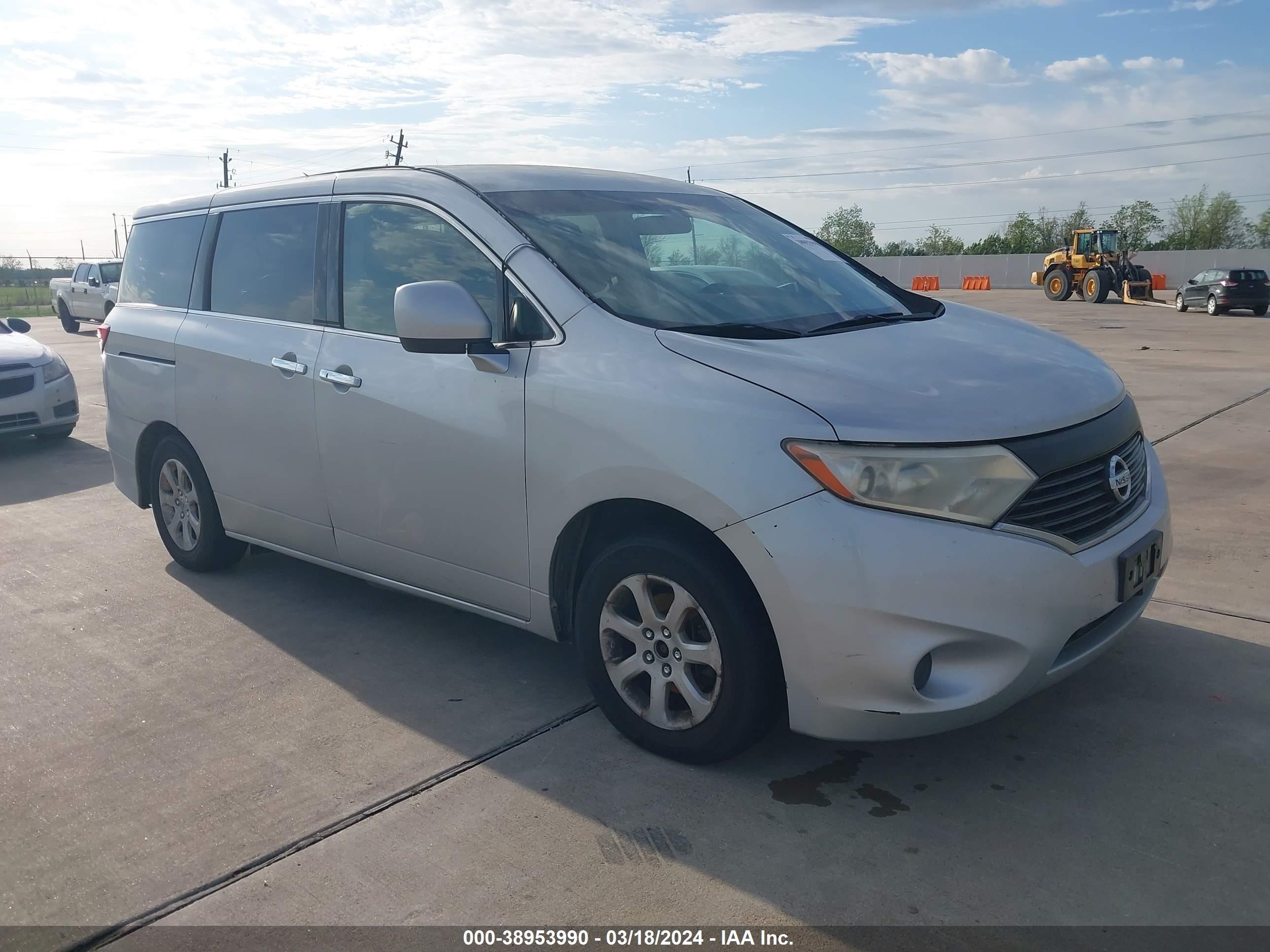 nissan quest 2011 jn8ae2kp1b9003245