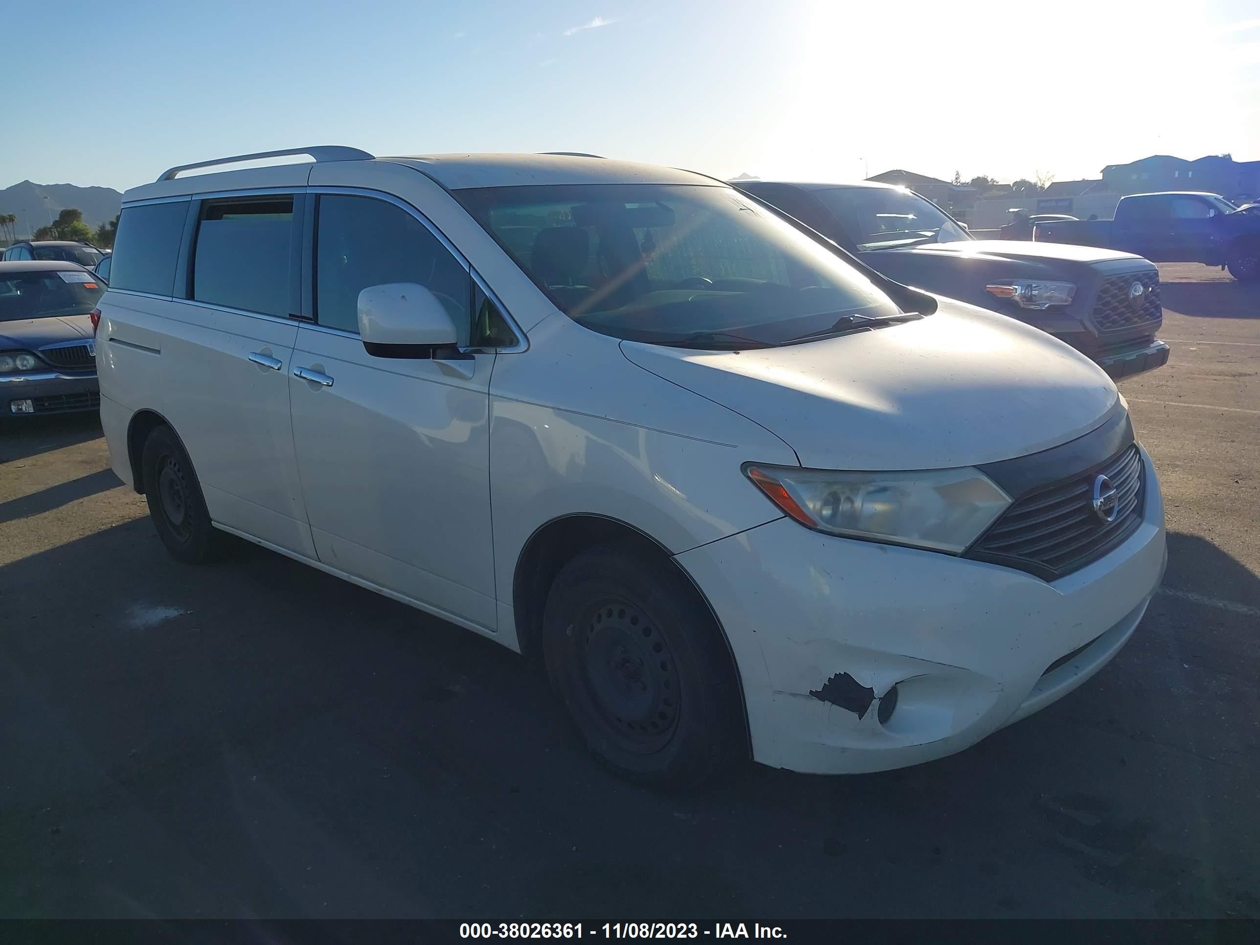 nissan quest 2014 jn8ae2kp9e9100911