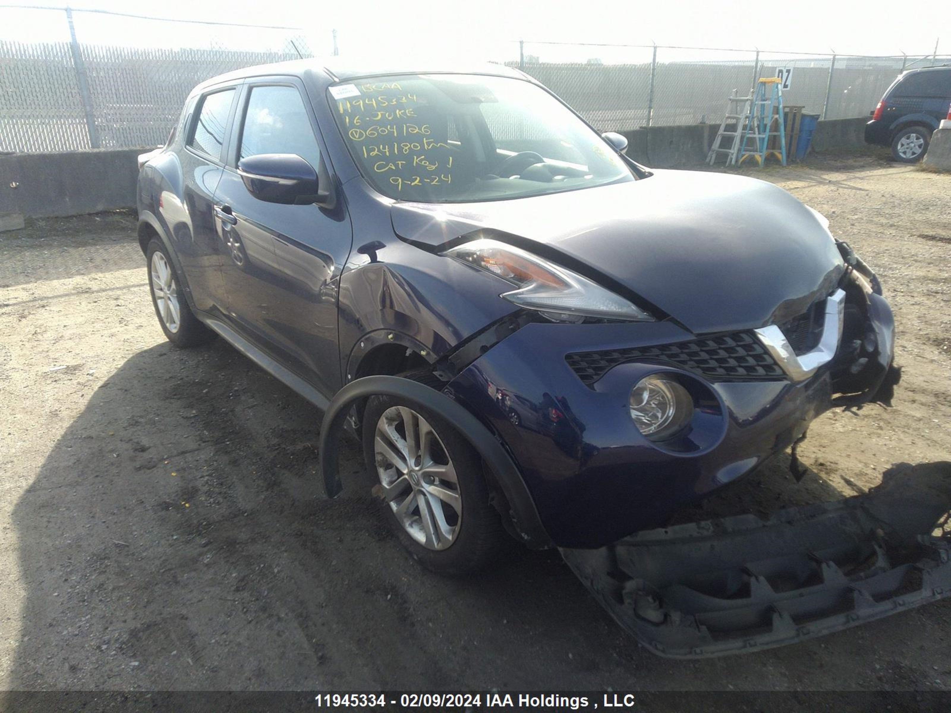 nissan juke 2016 jn8af5mr8gt604126