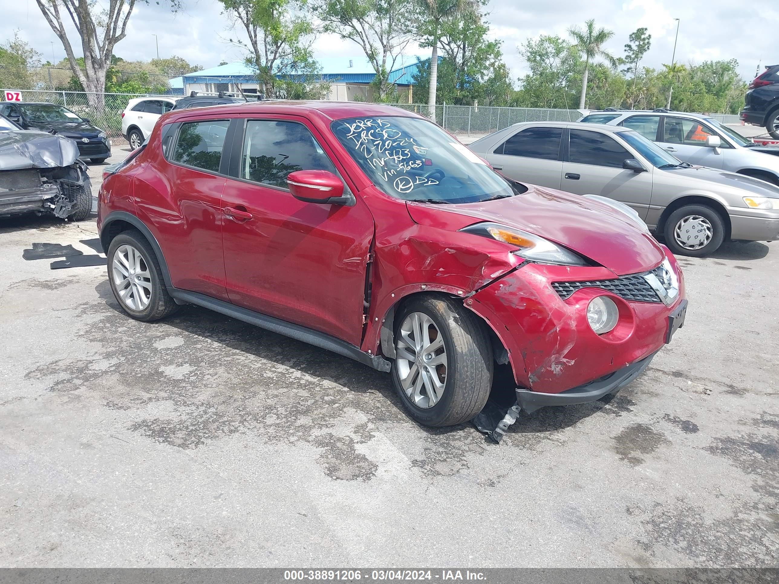 nissan juke 2015 jn8af5mv2ft555663