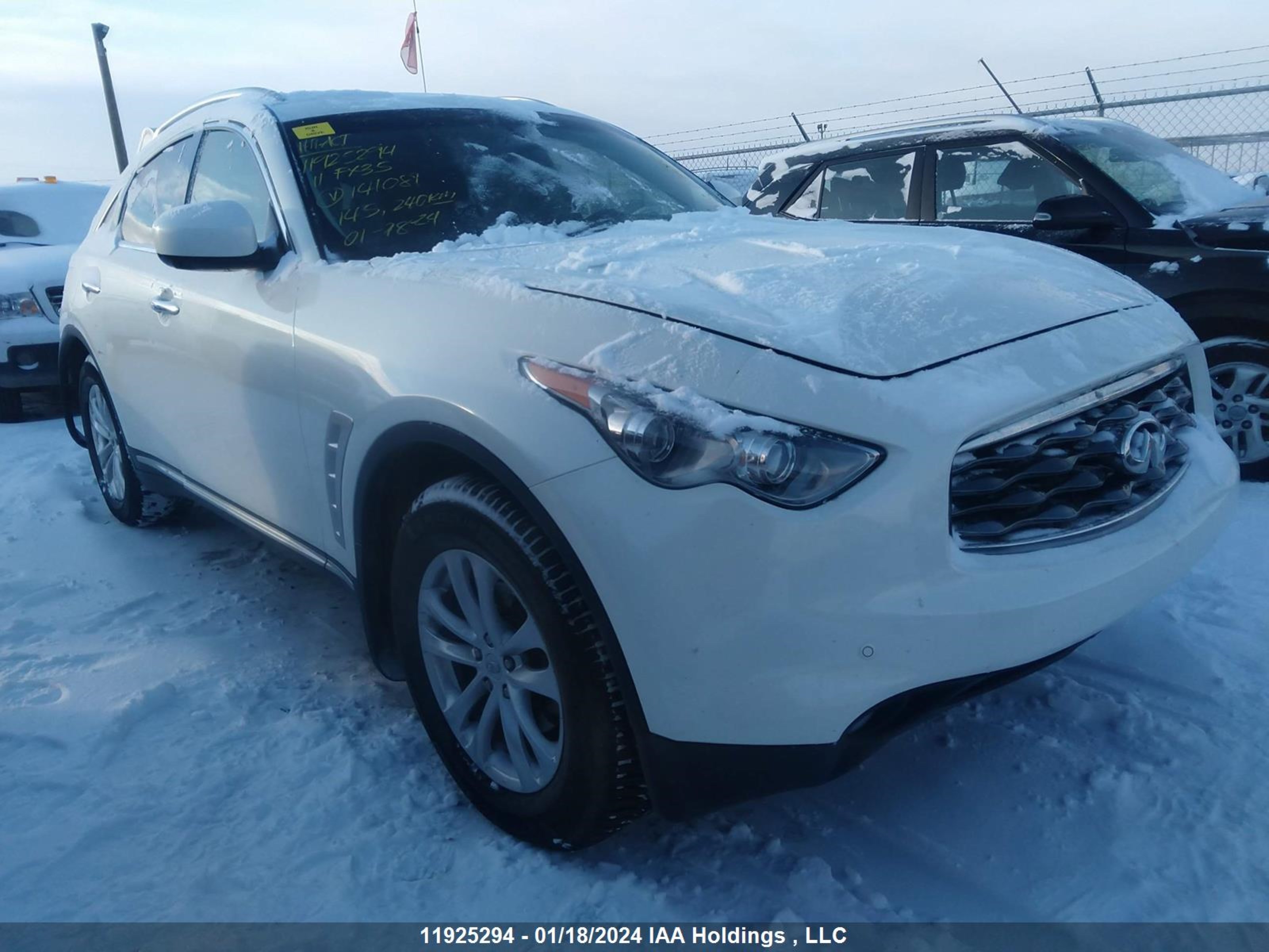 infiniti fx 2011 jn8as1mw1bm141081