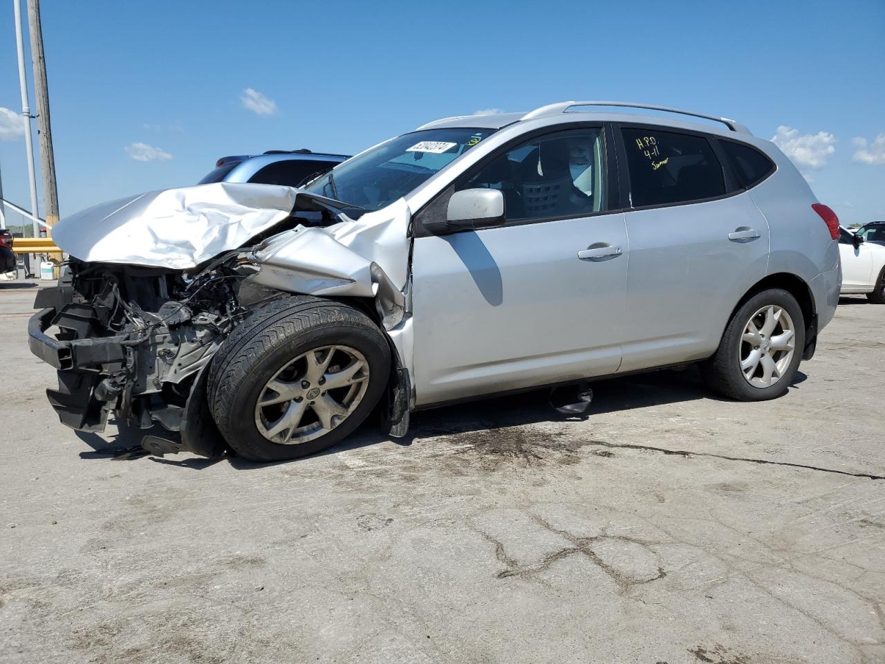 nissan rogue 2009 jn8as58t29w042470