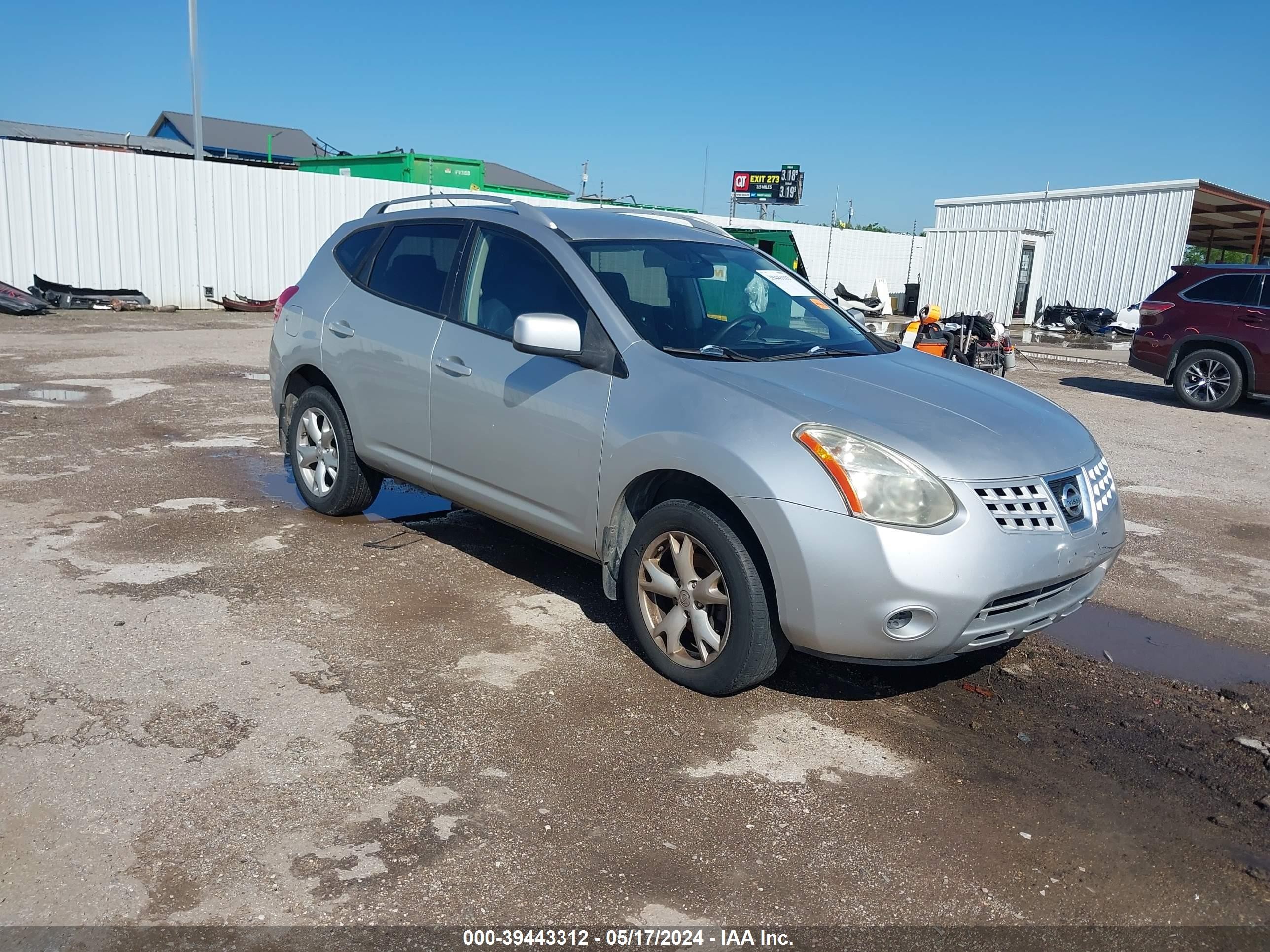 nissan rogue 2009 jn8as58t29w322700