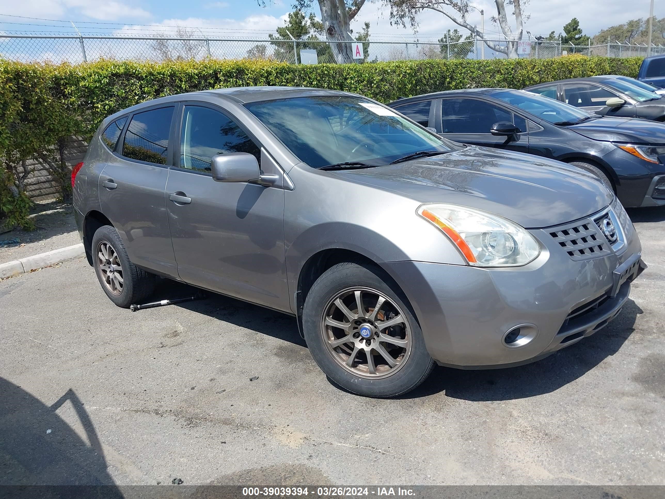 nissan rogue 2009 jn8as58t29w330425