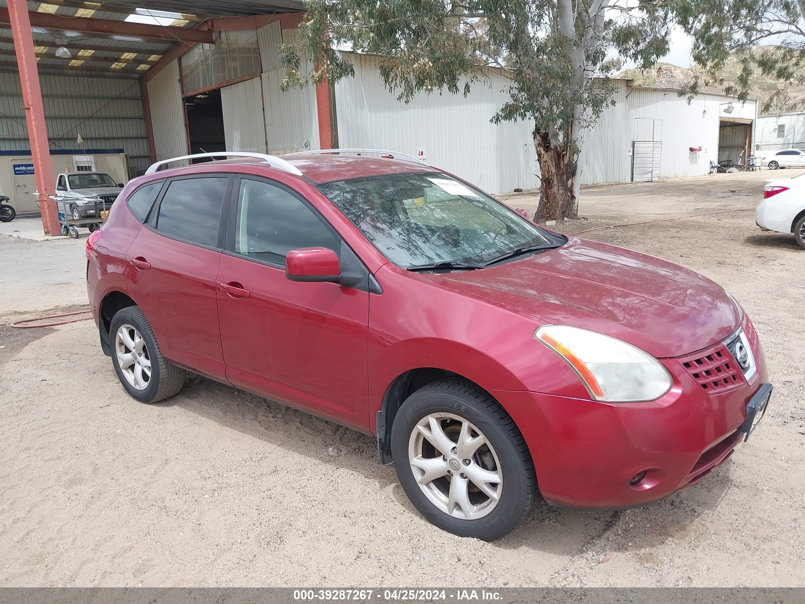 nissan rogue 2009 jn8as58t49w049808