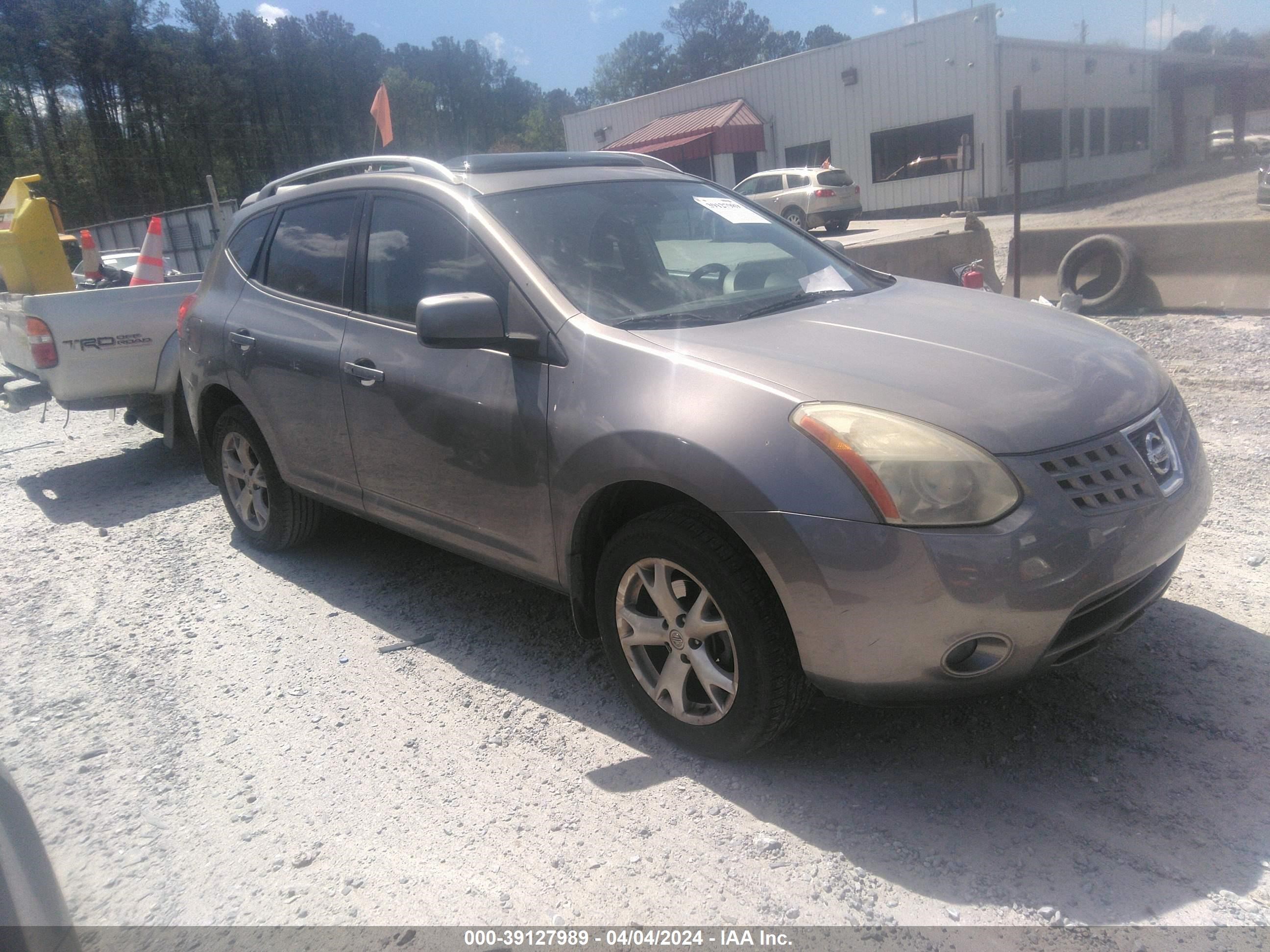 nissan rogue s 2009 jn8as58t49w055026