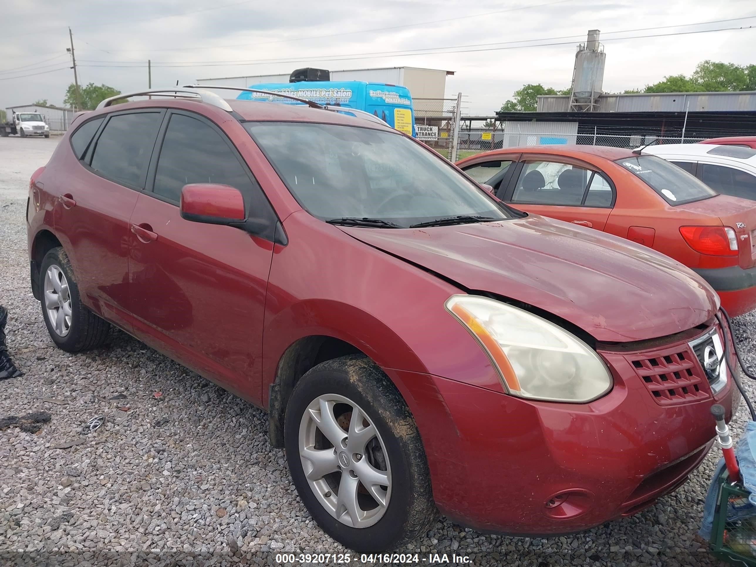 nissan rogue 2009 jn8as58t89w054199