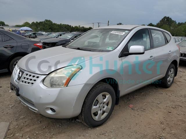 nissan rogue s 2008 jn8as58t98w022831