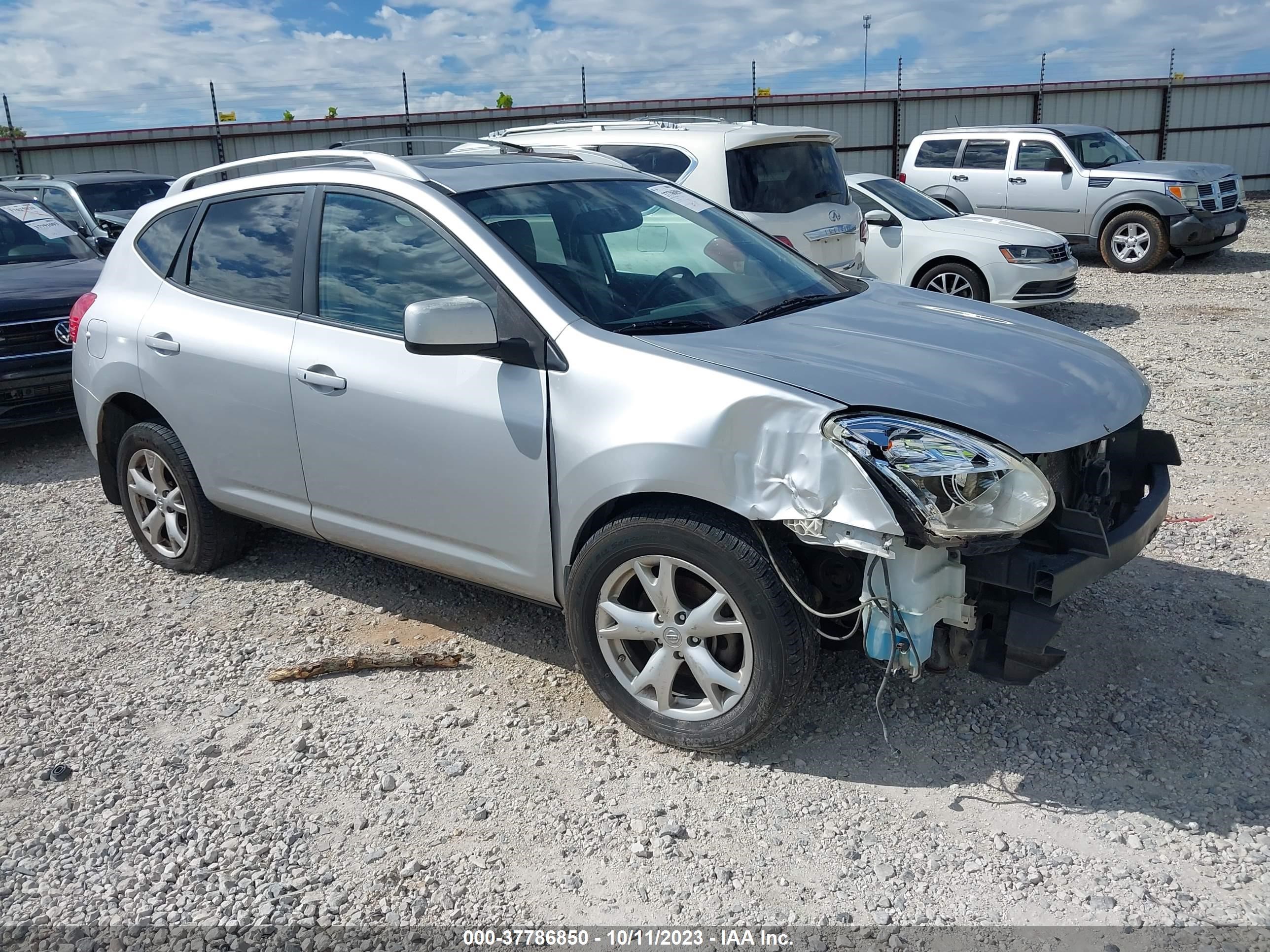 nissan rogue 2009 jn8as58t99w053966