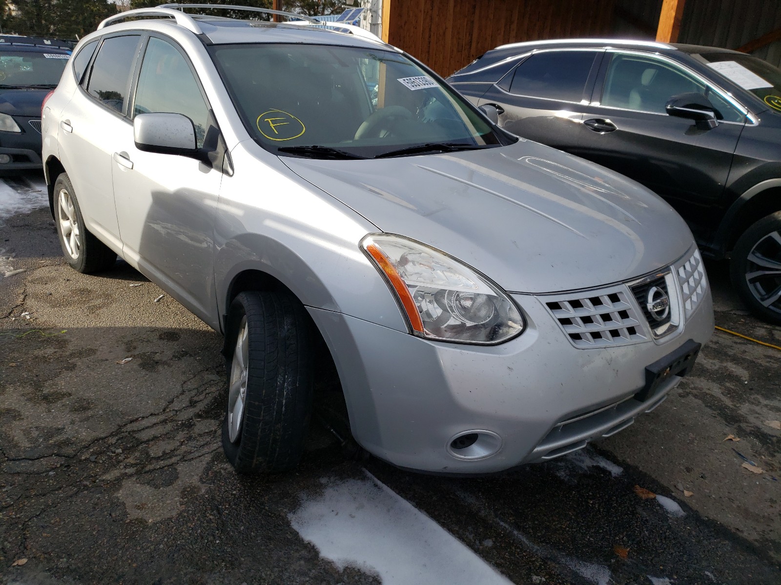 nissan rogue s 2009 jn8as58v09w166514