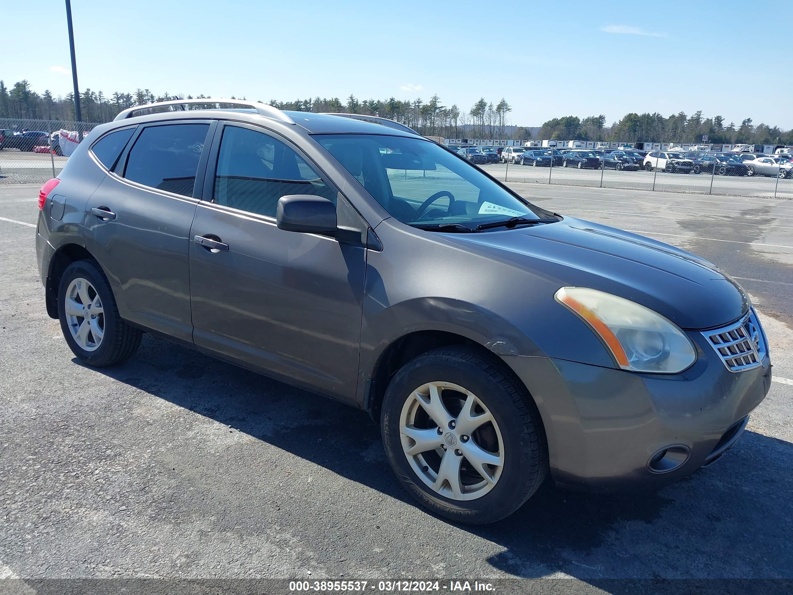 nissan rogue 2009 jn8as58v09w432209