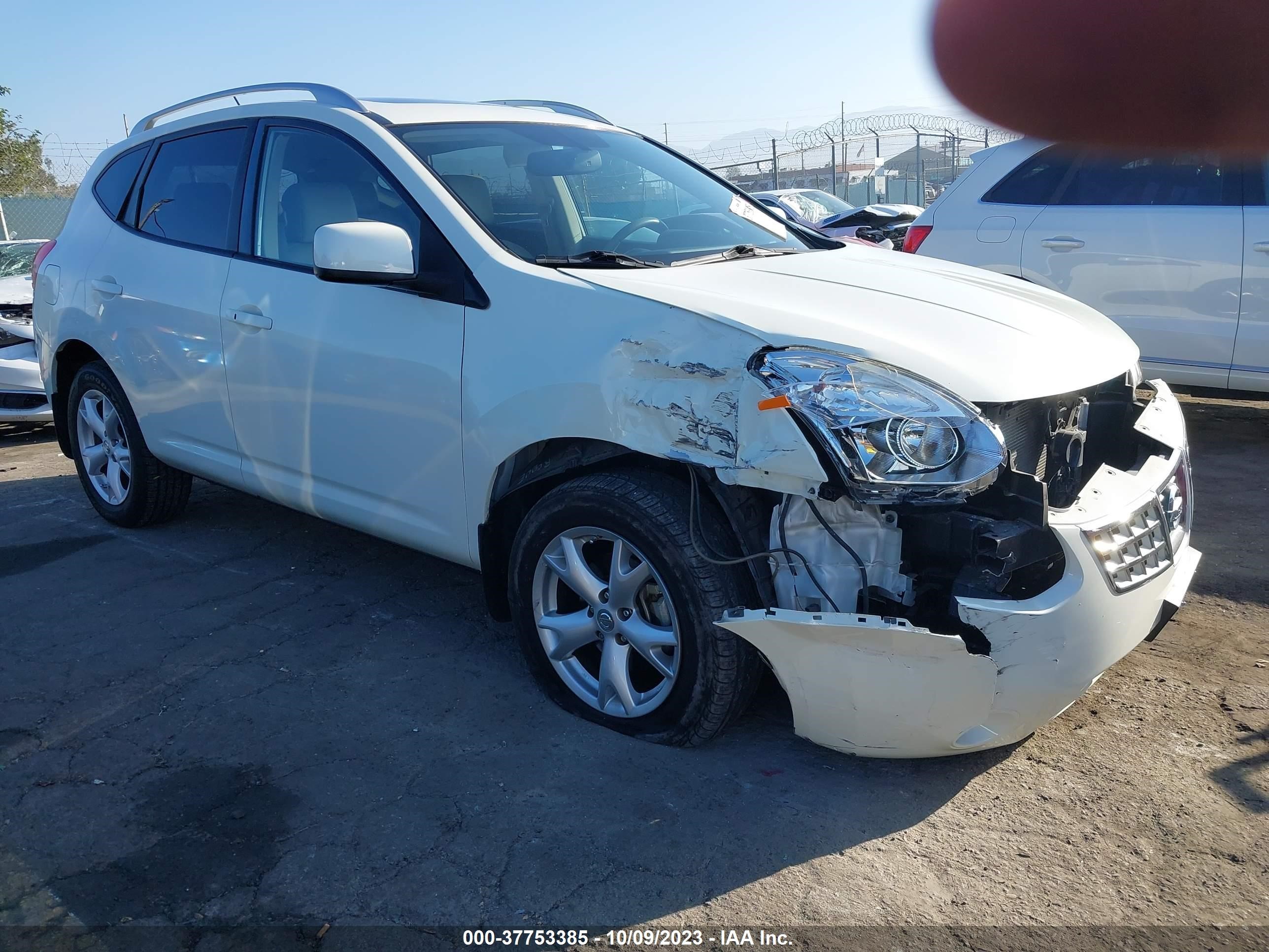 nissan rogue 2009 jn8as58v09w438785