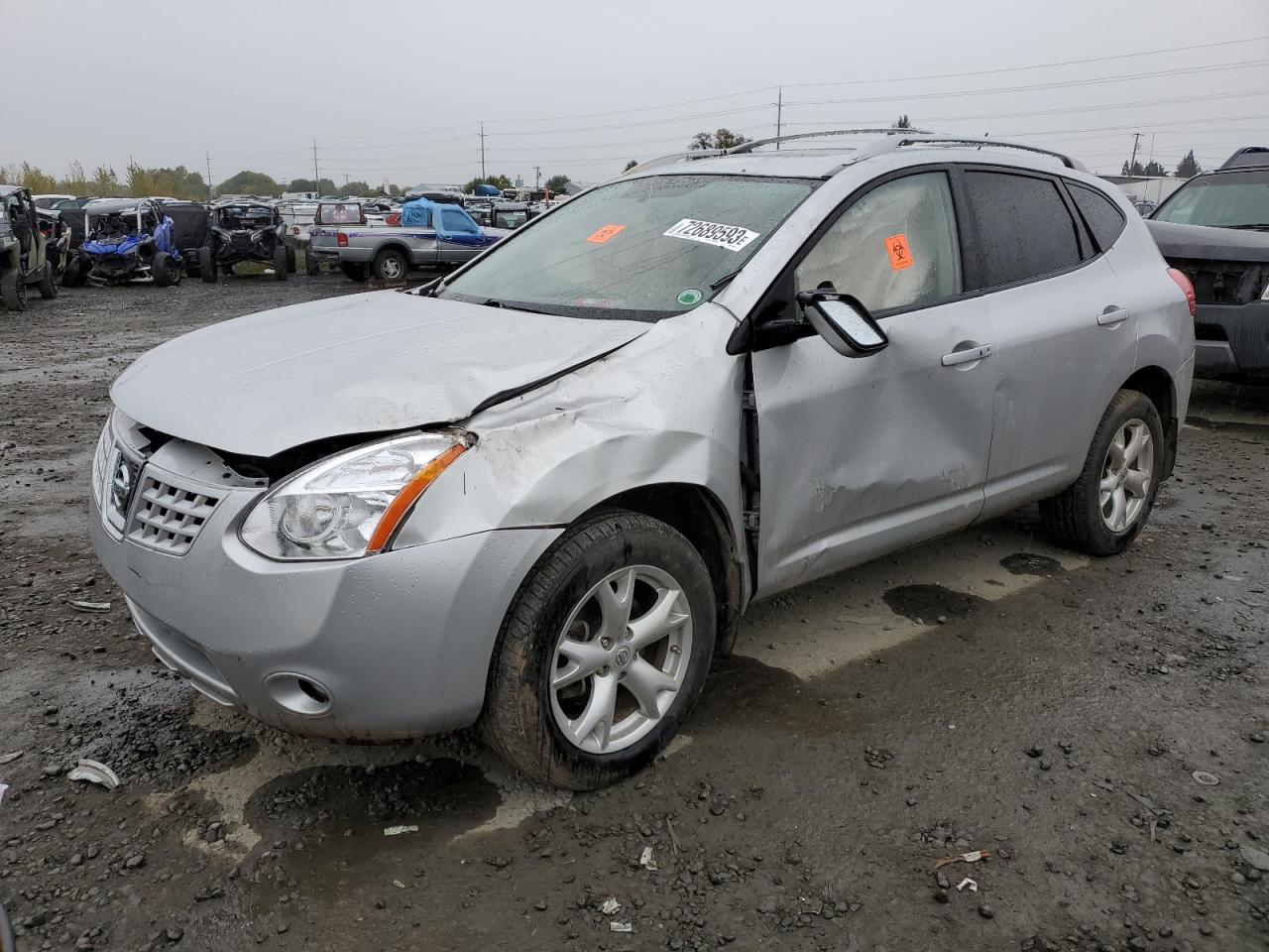 nissan rogue 2008 jn8as58v18w405874