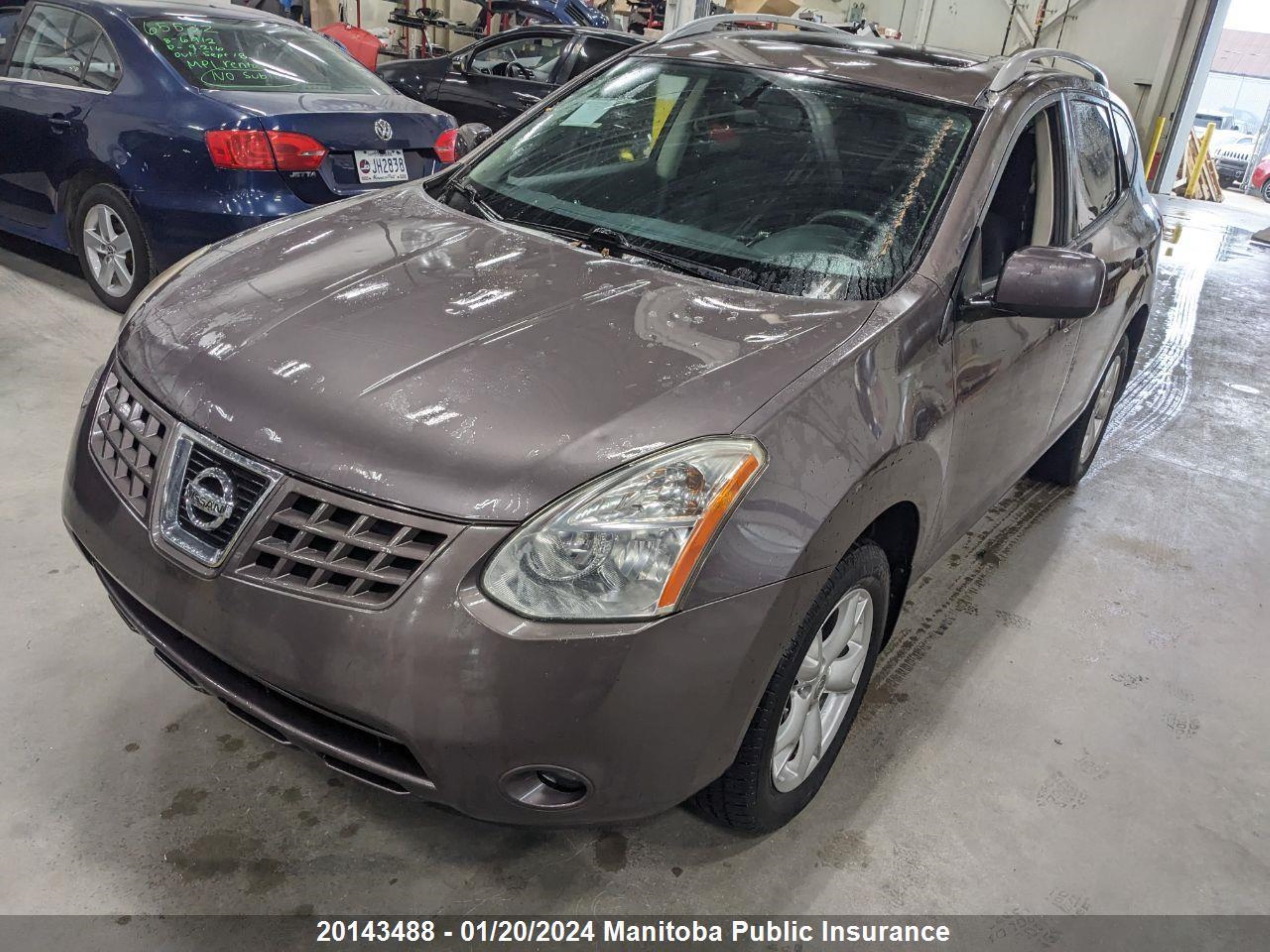 nissan rogue 2009 jn8as58v19w177490