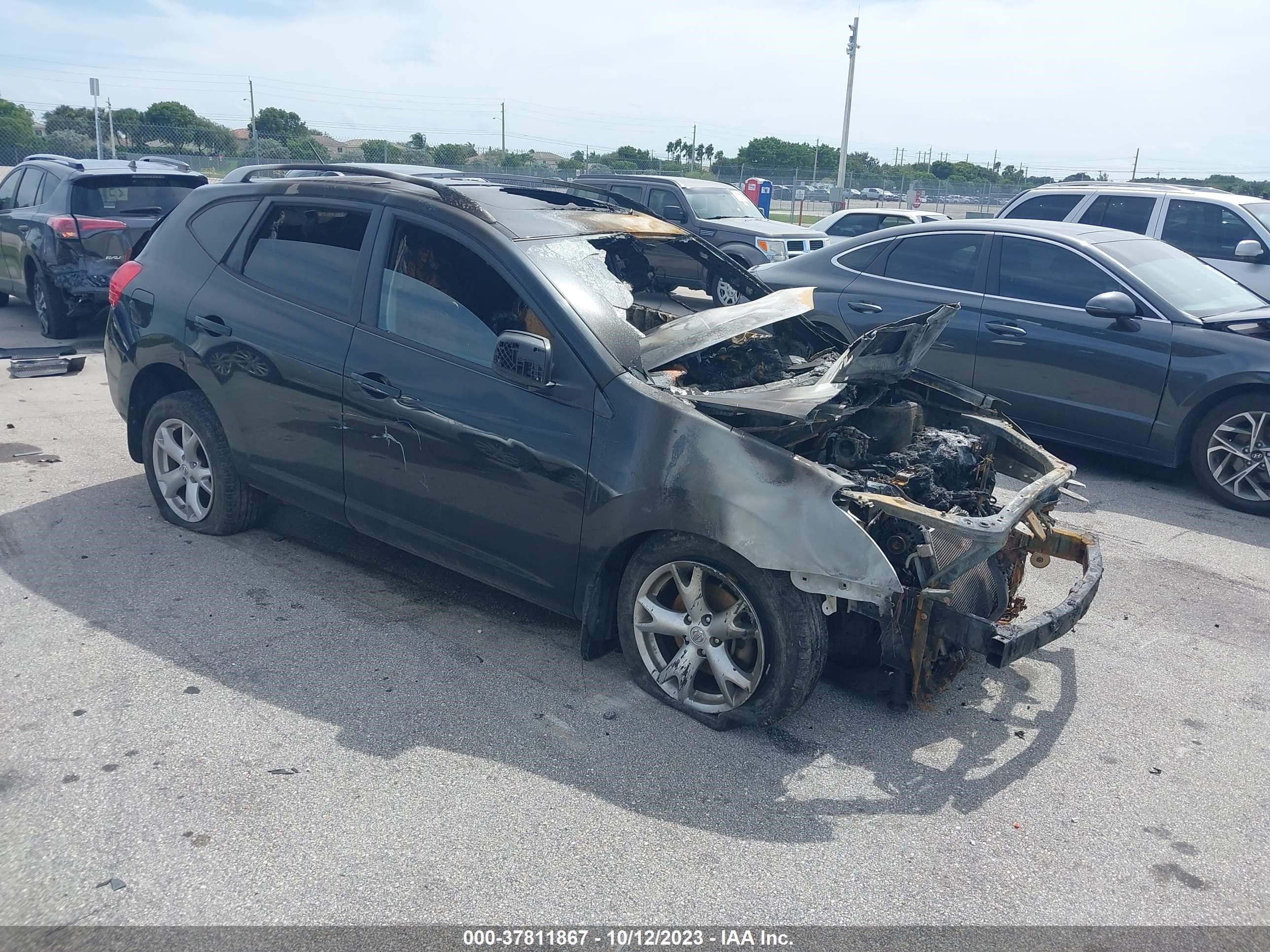 nissan rogue 2008 jn8as58v28w410307