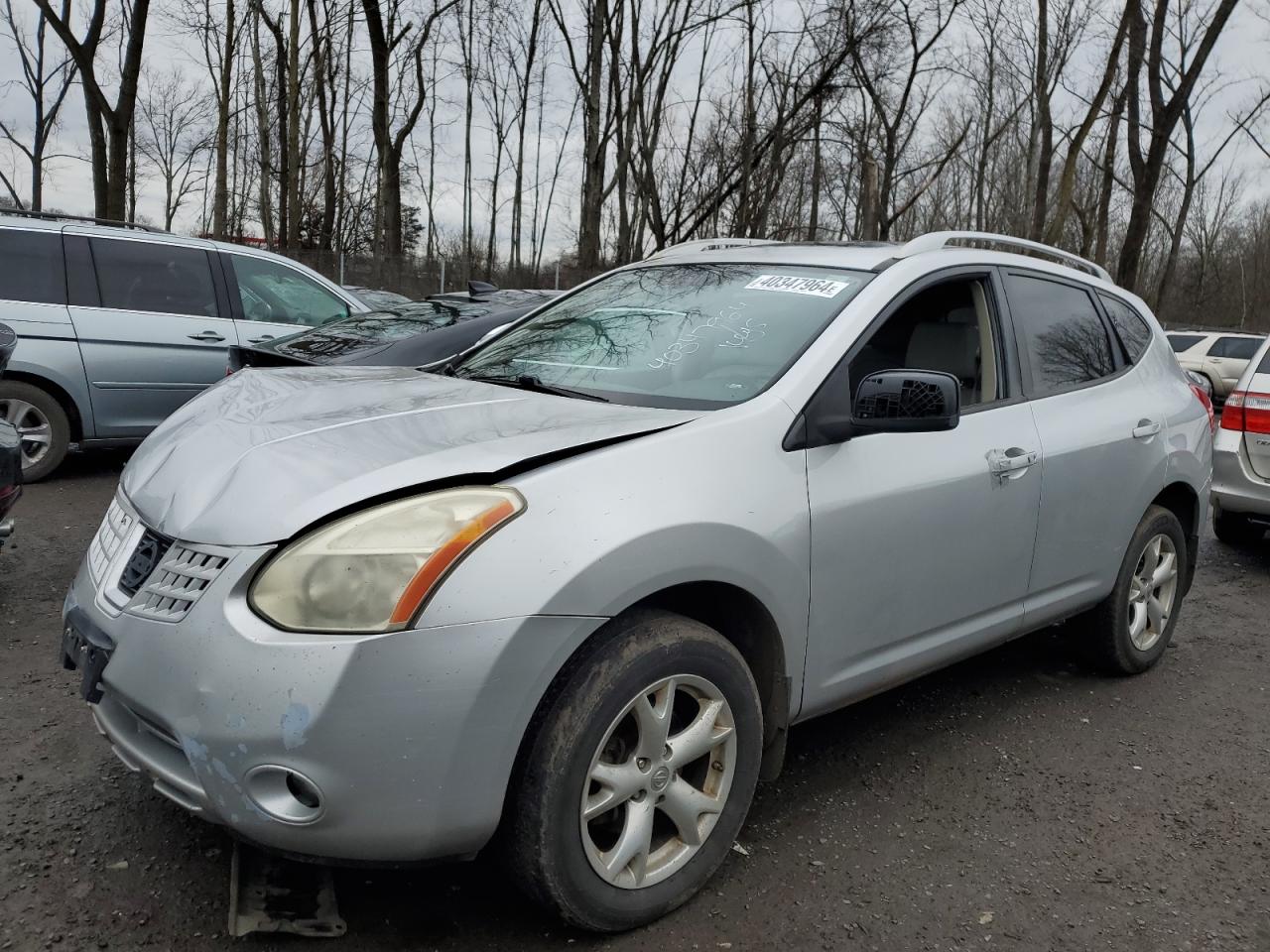 nissan rogue 2009 jn8as58v39w164675