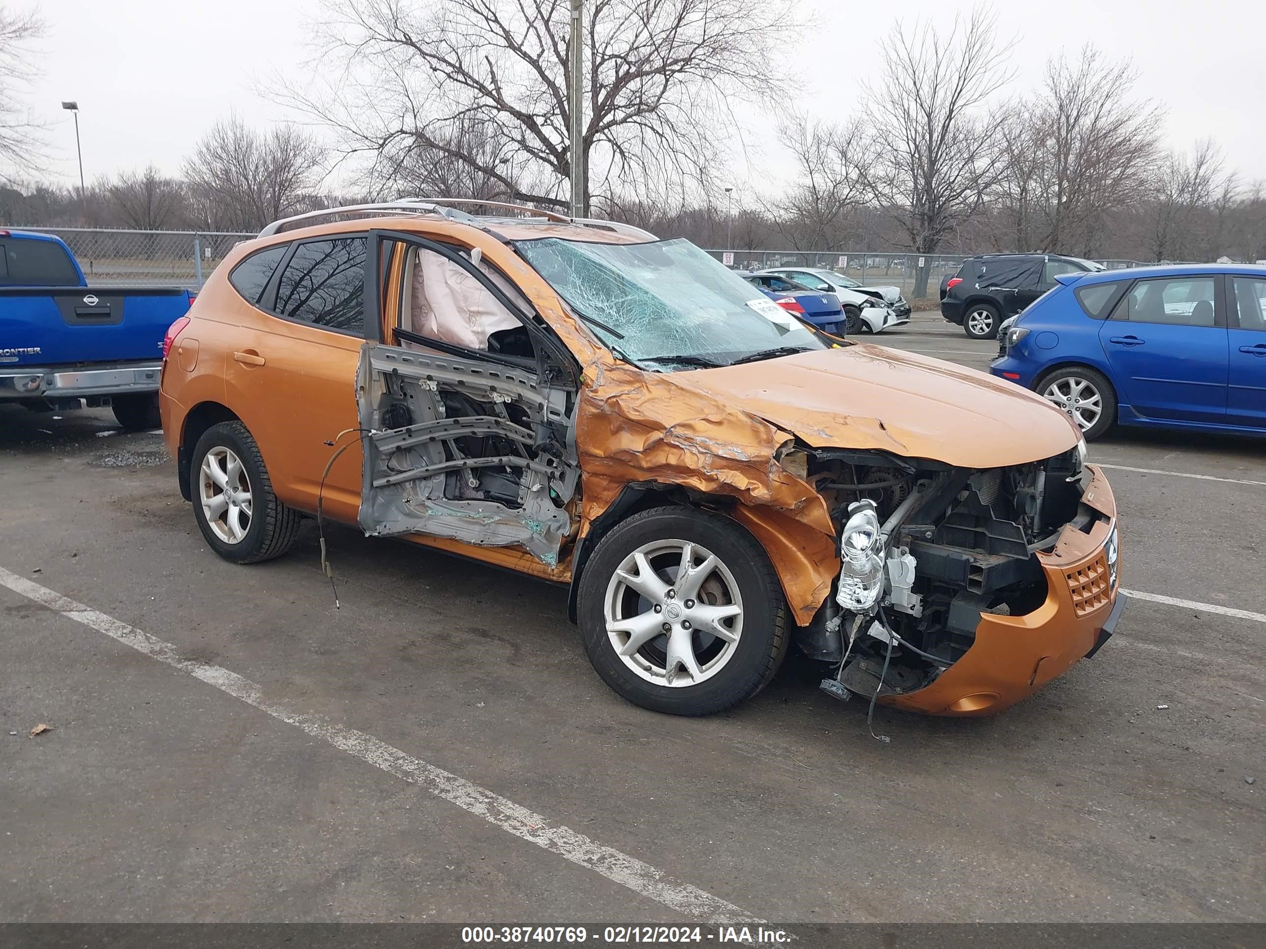 nissan rogue 2008 jn8as58v48w108484