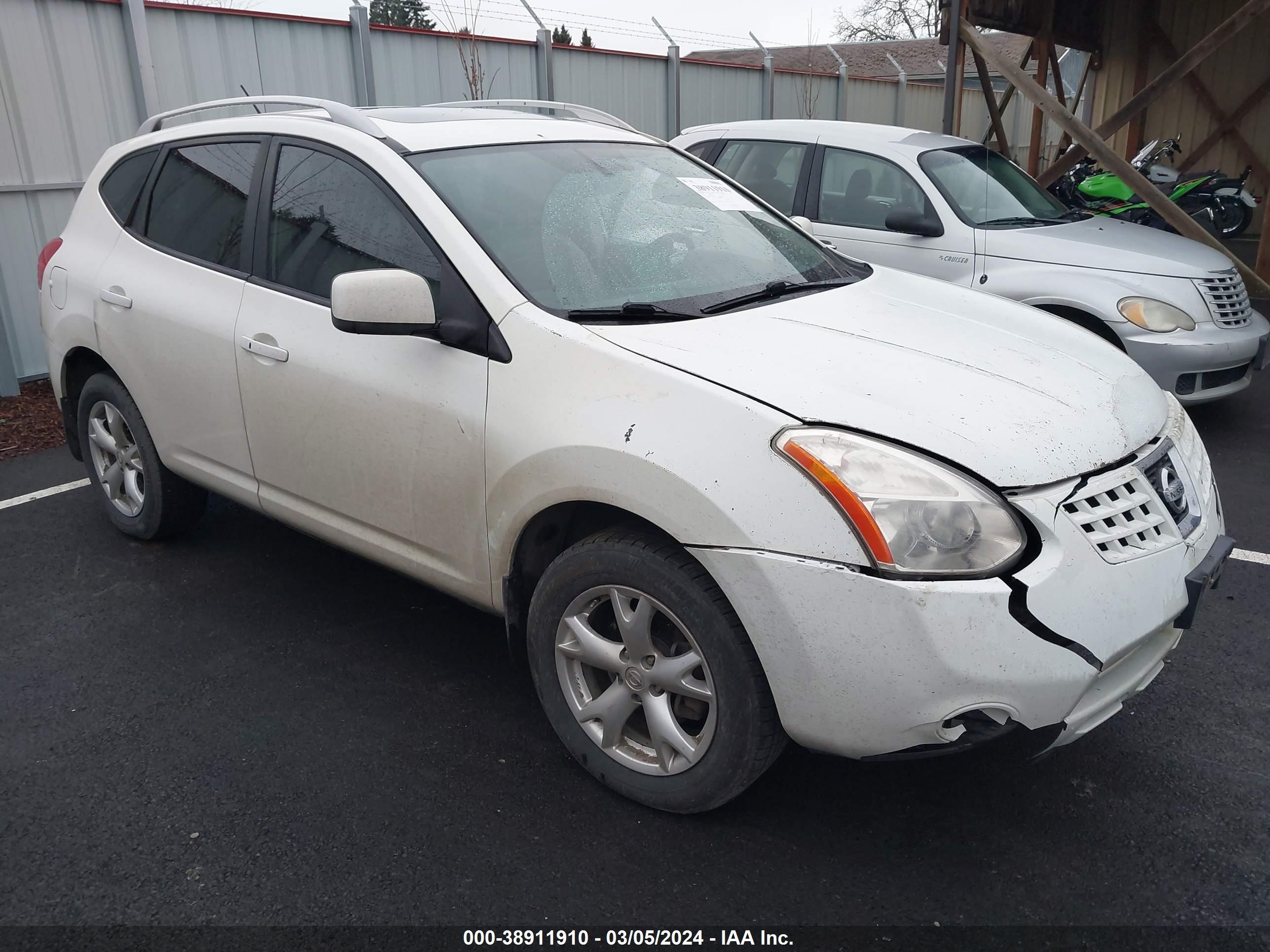 nissan rogue 2009 jn8as58v49w431192