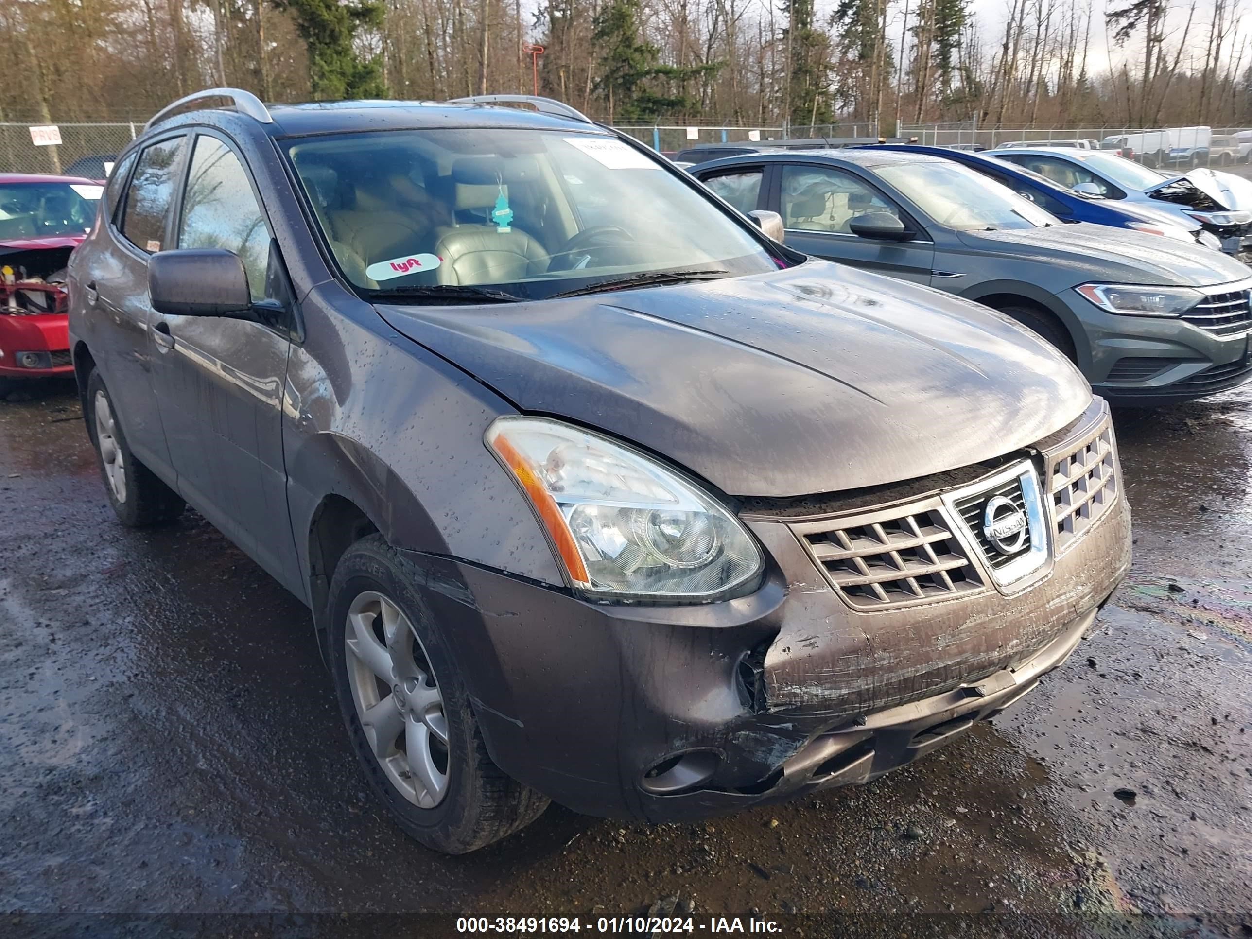 nissan rogue 2008 jn8as58v68w410133