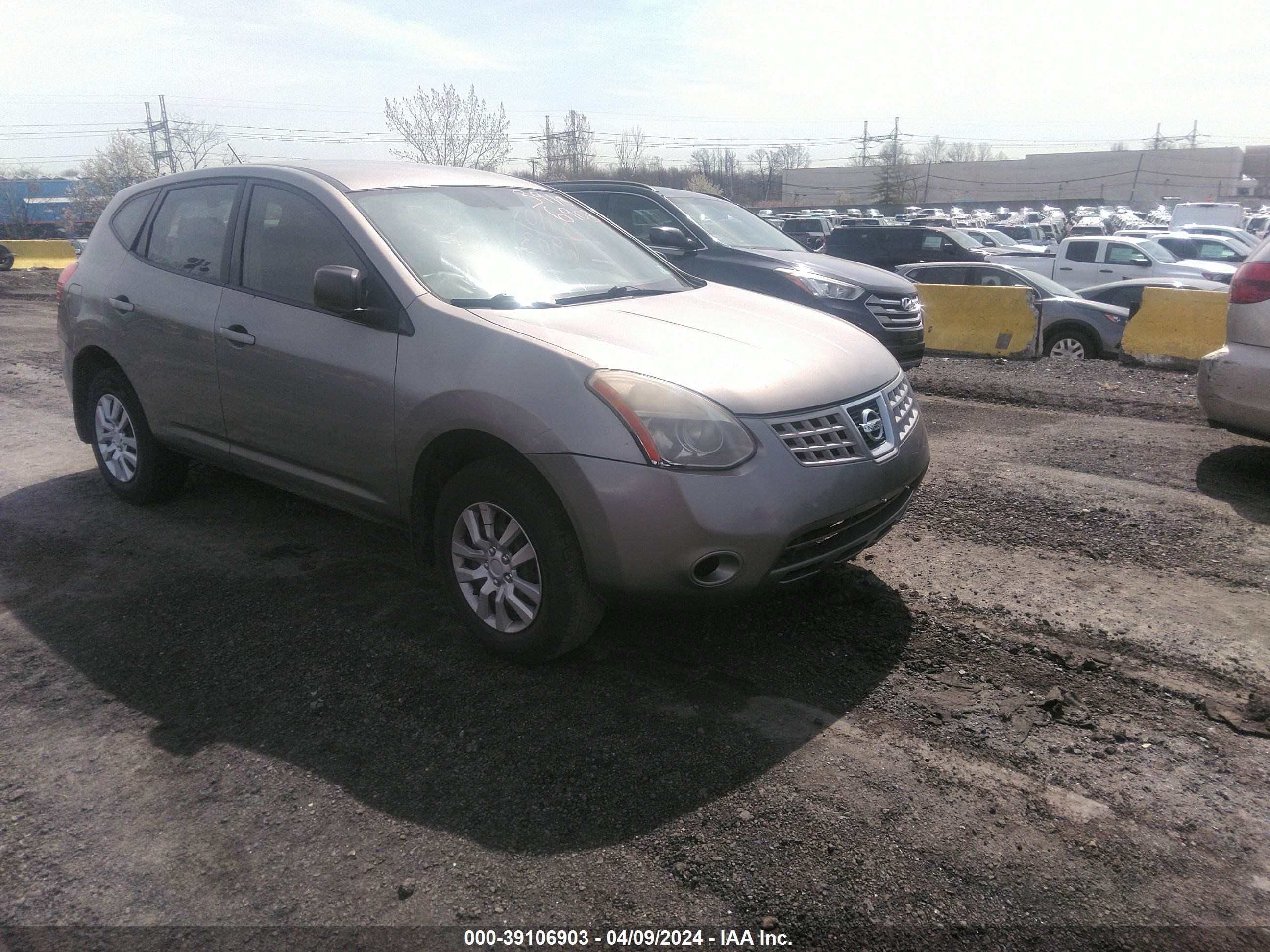 nissan rogue 2009 jn8as58v69w443859