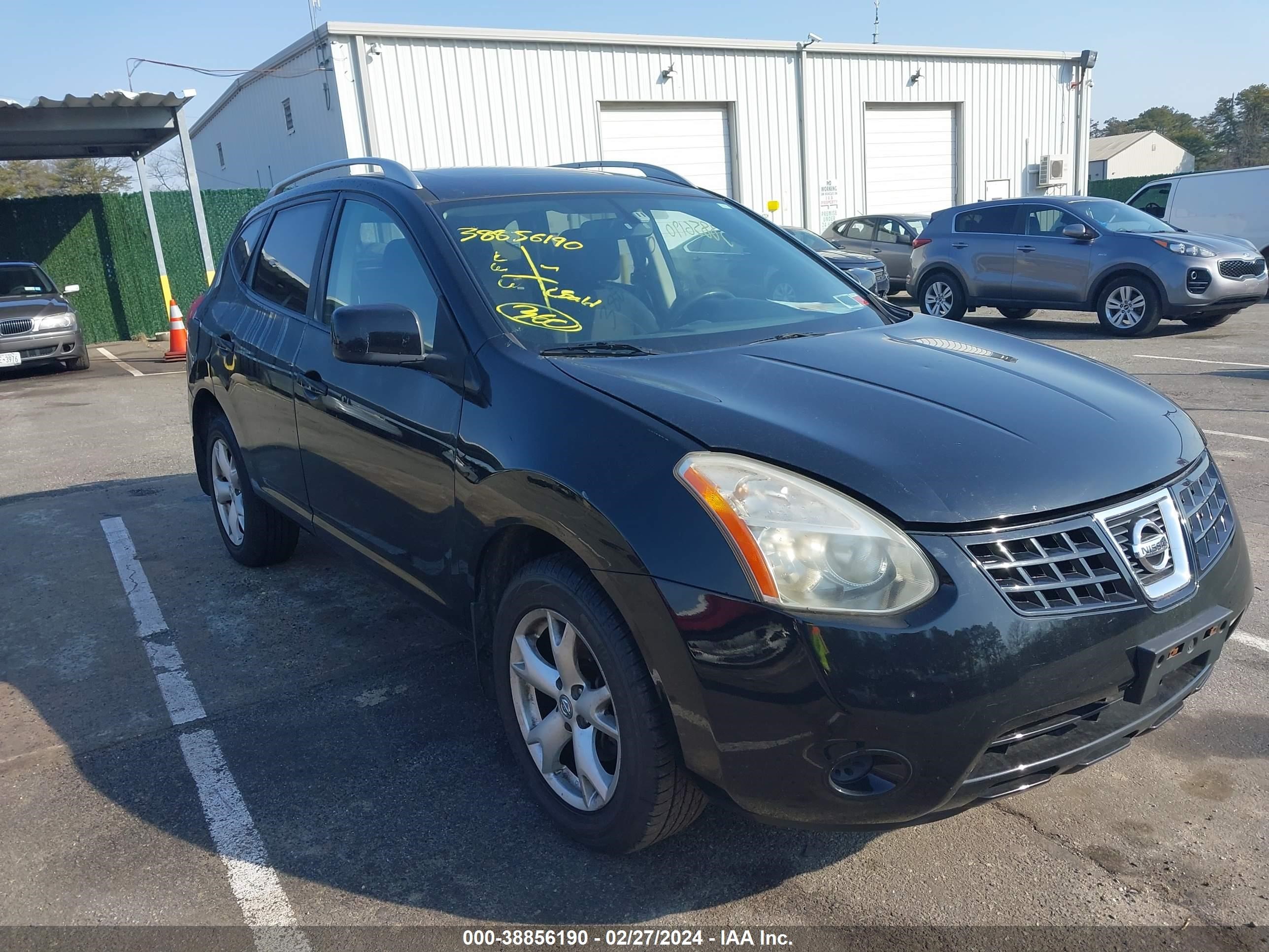 nissan rogue 2009 jn8as58v79w434216