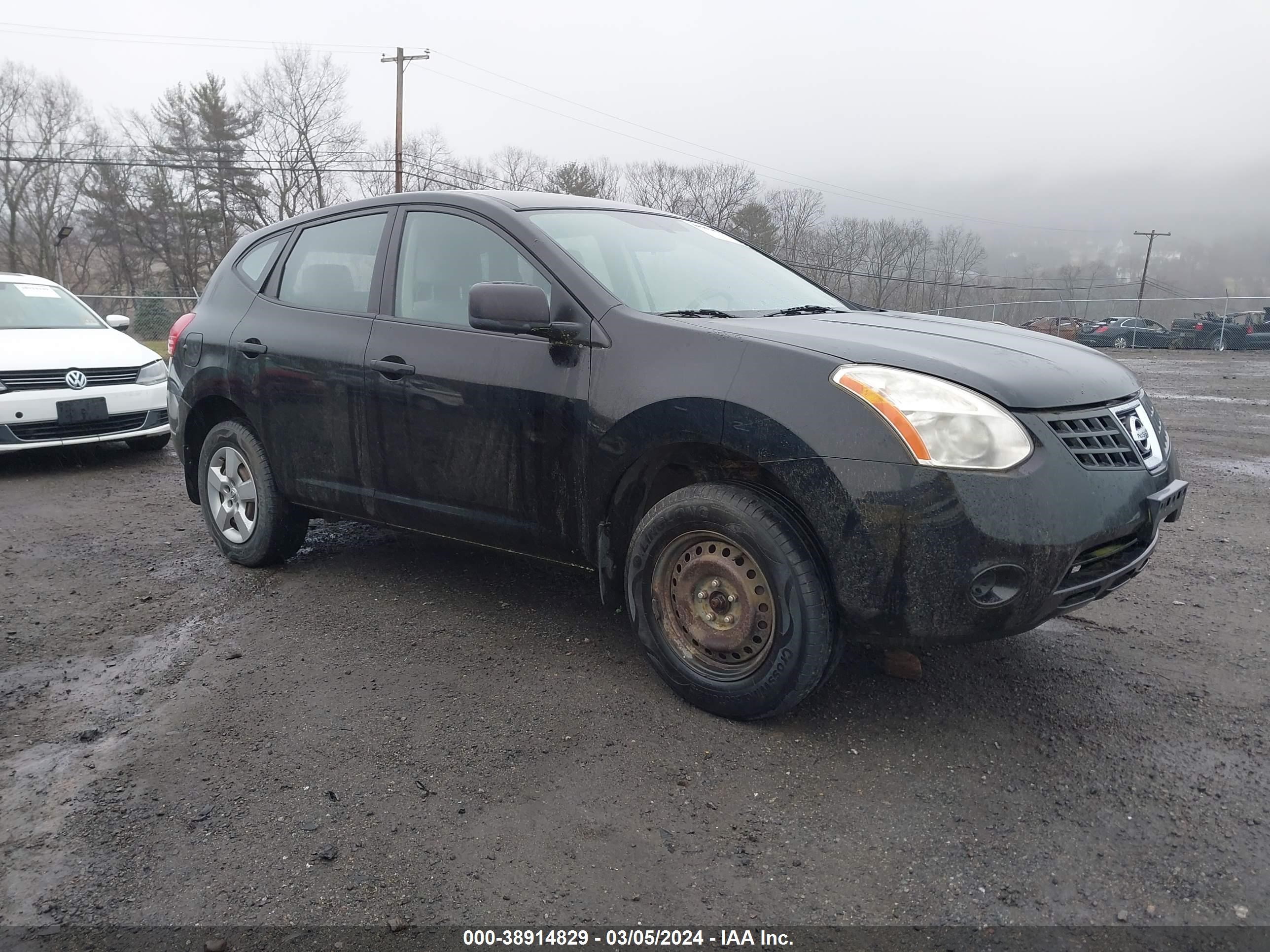 nissan rogue 2009 jn8as58v89w165272