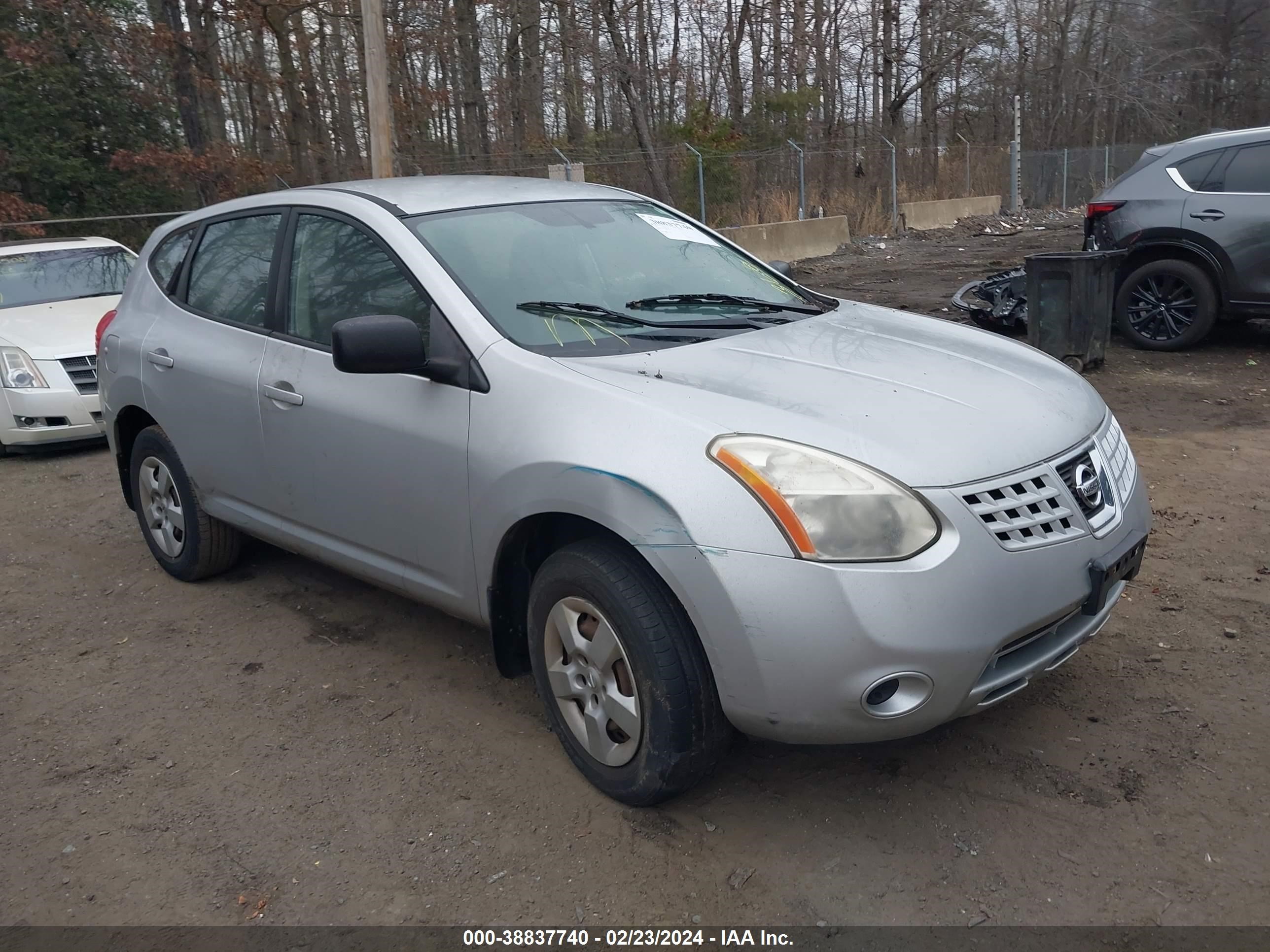 nissan rogue 2008 jn8as58v98w408263