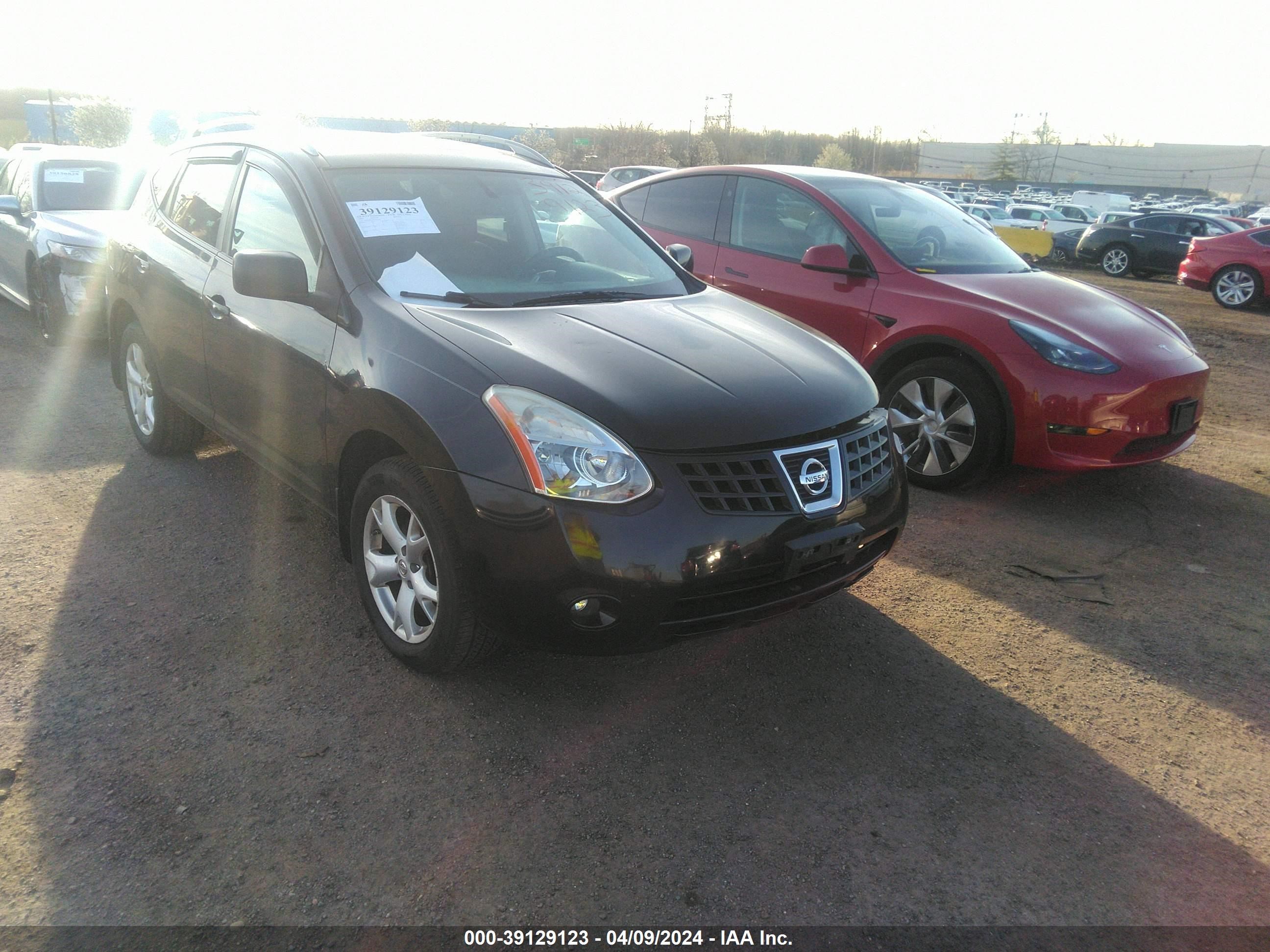 nissan rogue 2009 jn8as58v99w431978