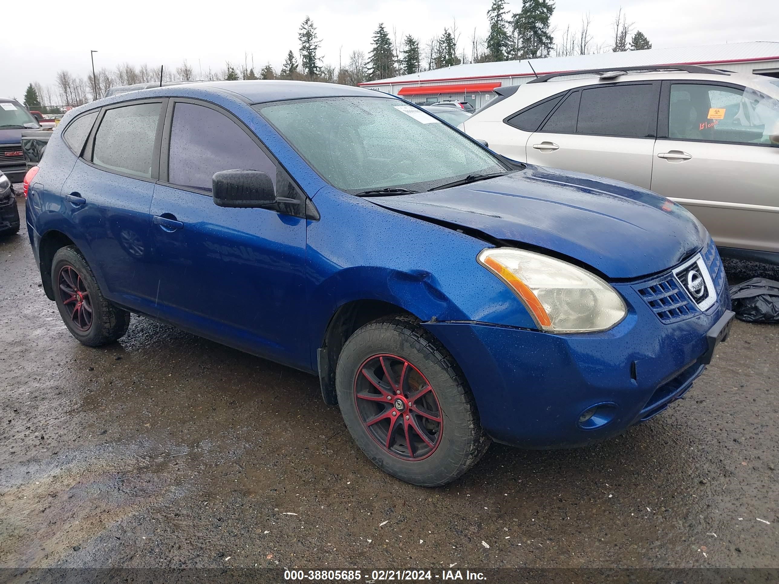 nissan rogue 2009 jn8as58vx9w177391