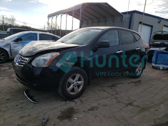 nissan rogue s 2010 jn8as5mt1aw013200