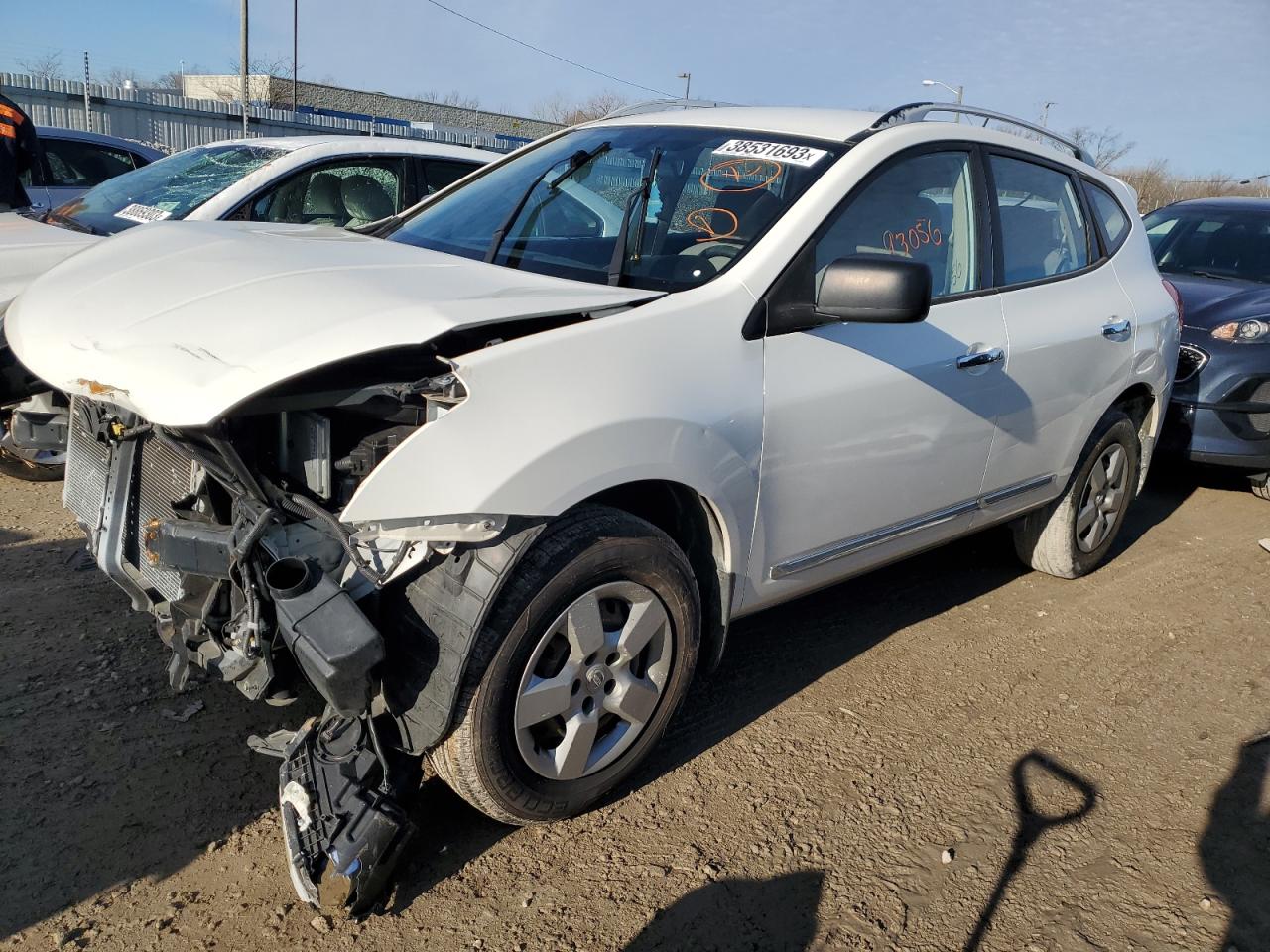 nissan rogue 2014 jn8as5mt1ew605248