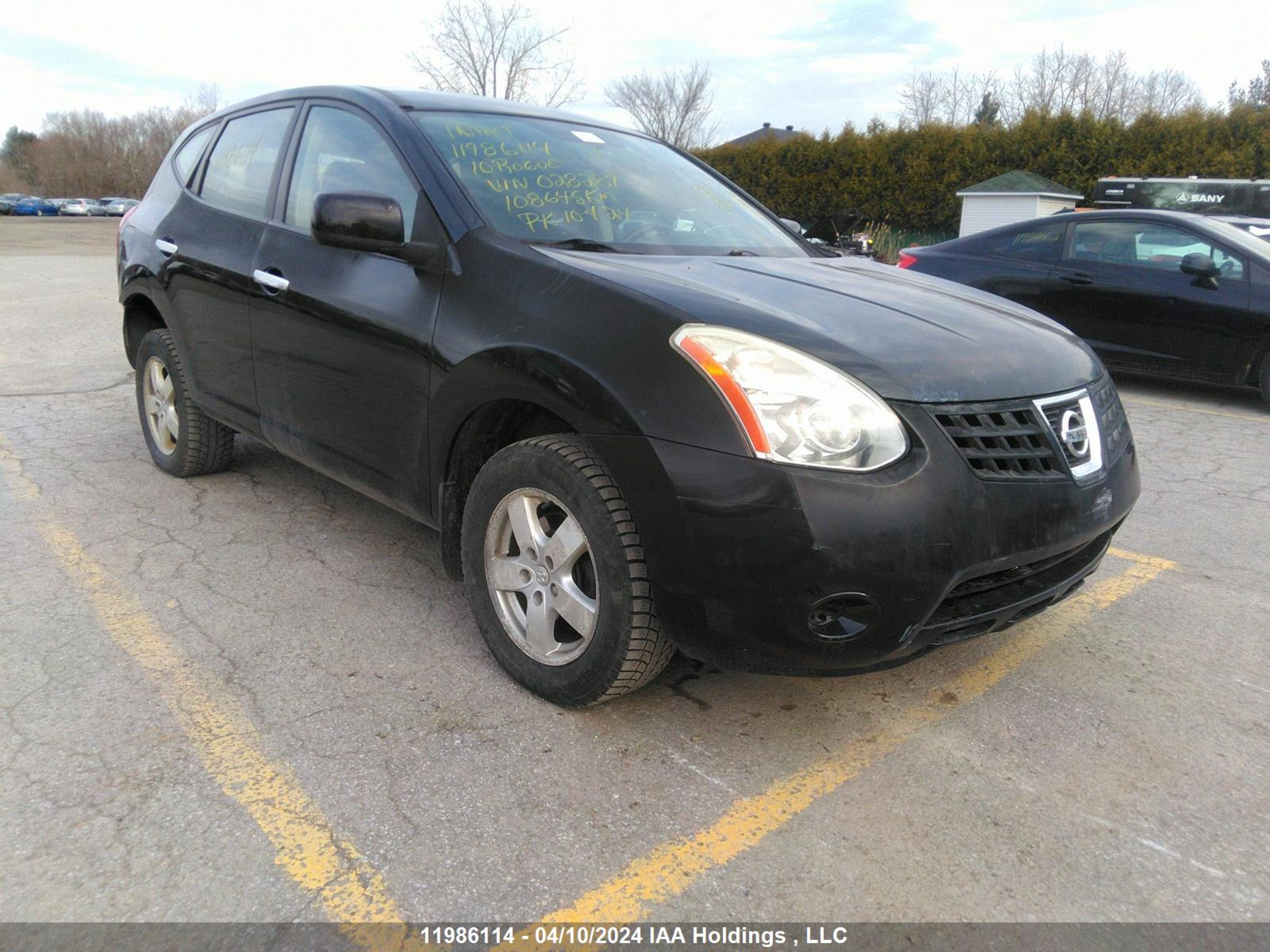 nissan rogue 2010 jn8as5mt4aw028287