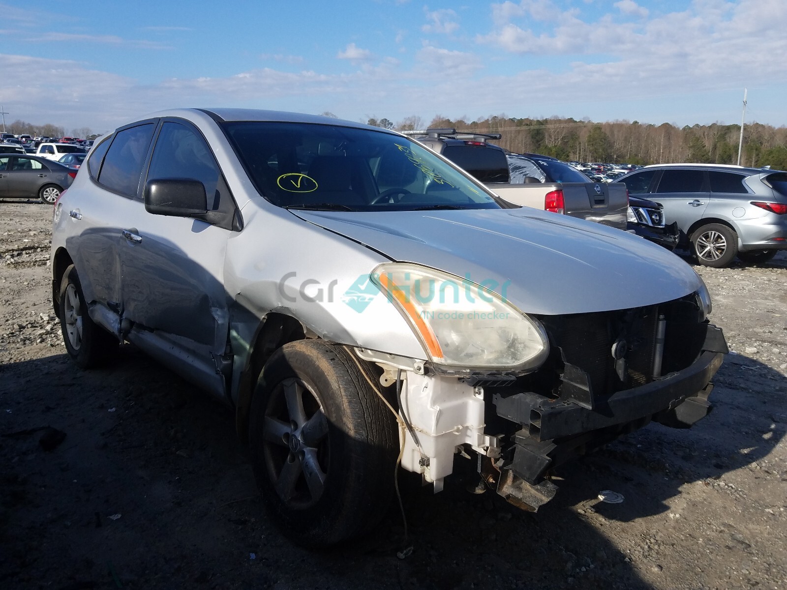 nissan rogue s 2010 jn8as5mt5aw016181