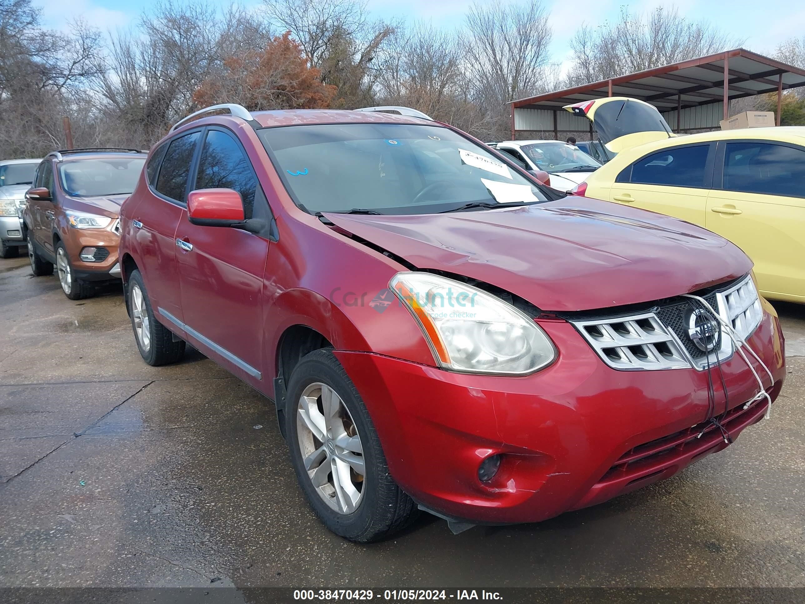 nissan rogue 2012 jn8as5mtxcw301610